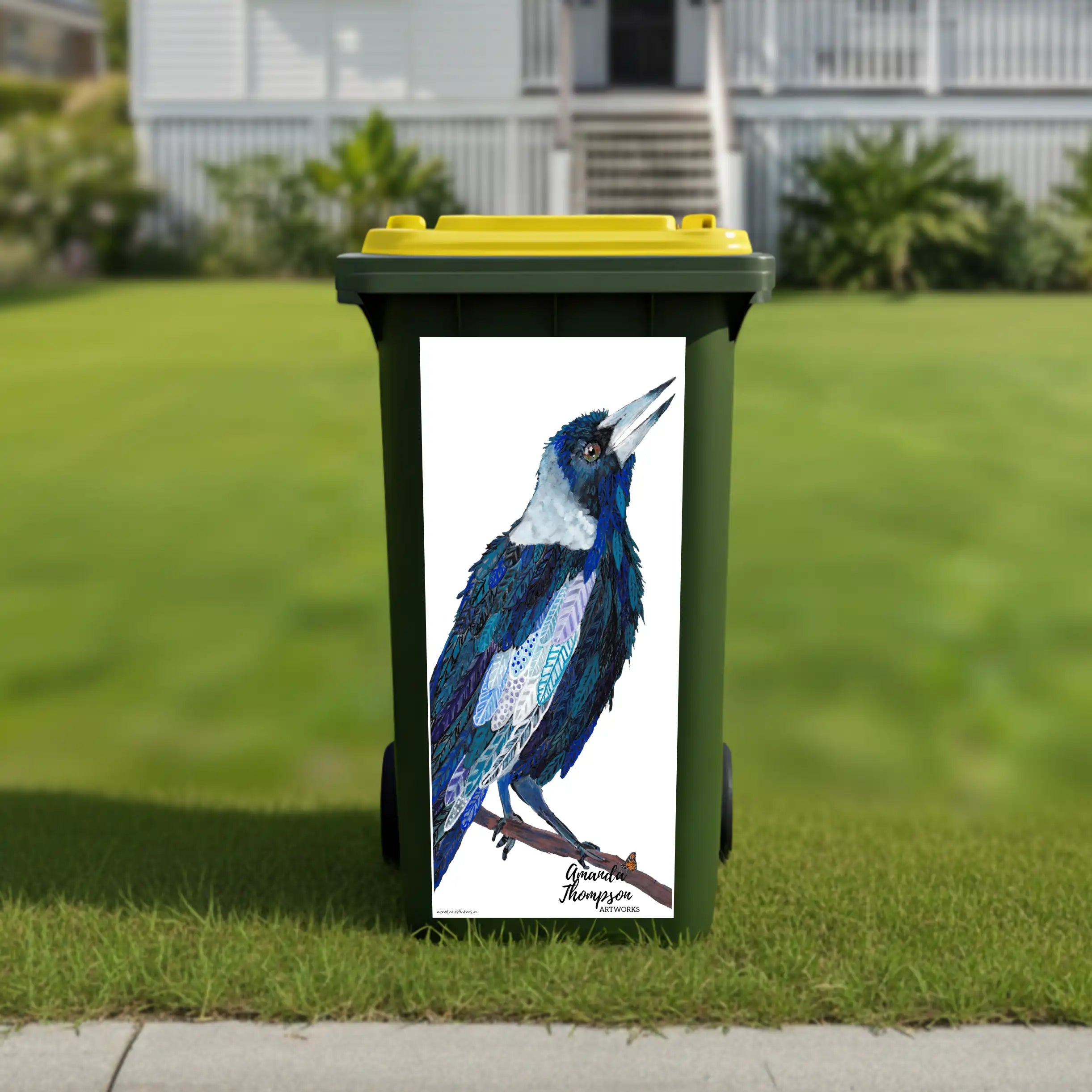 Amanda Thompson Wheelie Bin Stickers