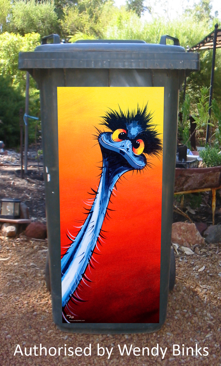 Wendy Binks Wheelie Bin Stickers - Authorised distributors