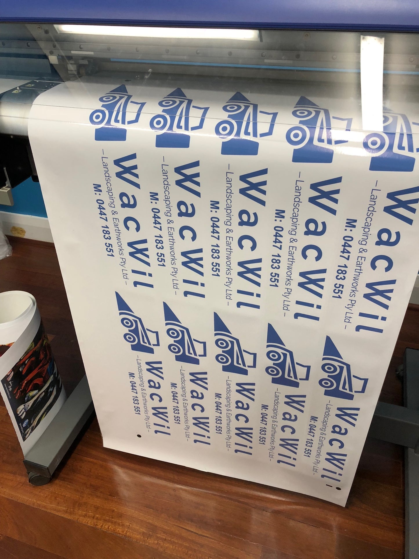 Laminated bumper stickers