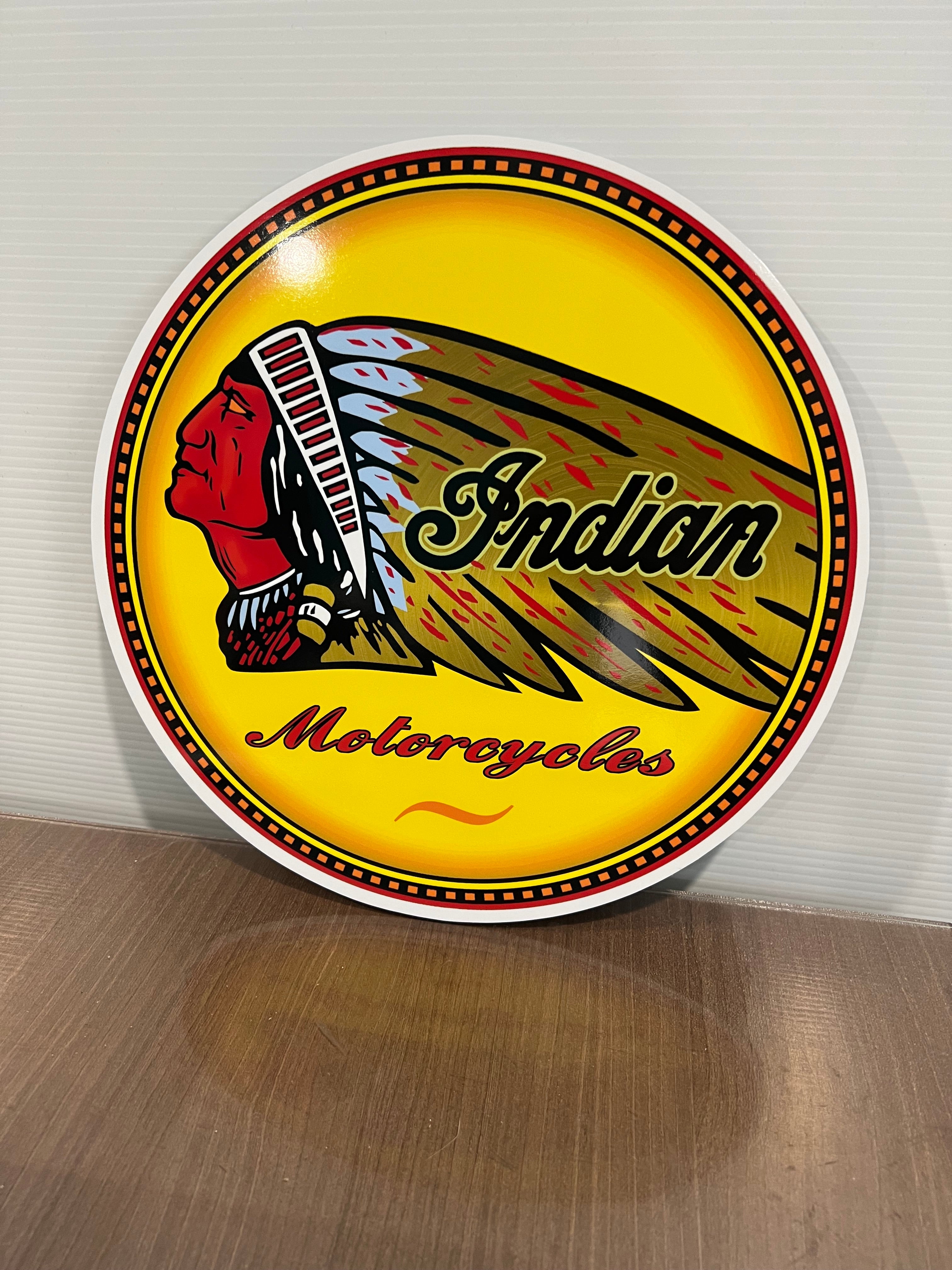 Indian reproduction vintage sign