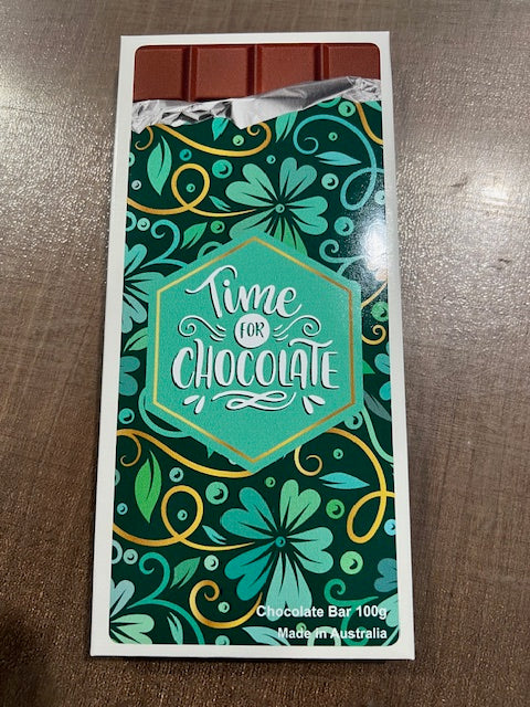 'Time for chocolate' chocolate bar