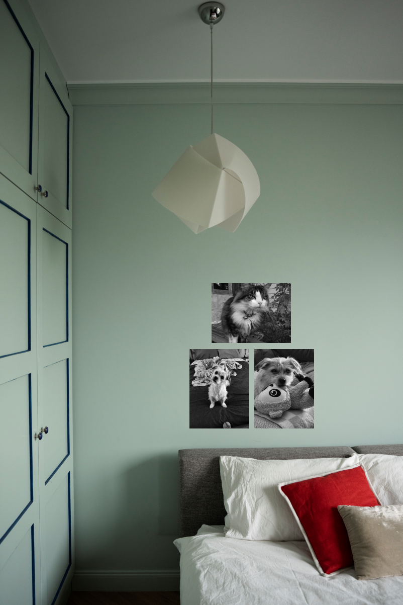 Custom rectangle photo wall stickers