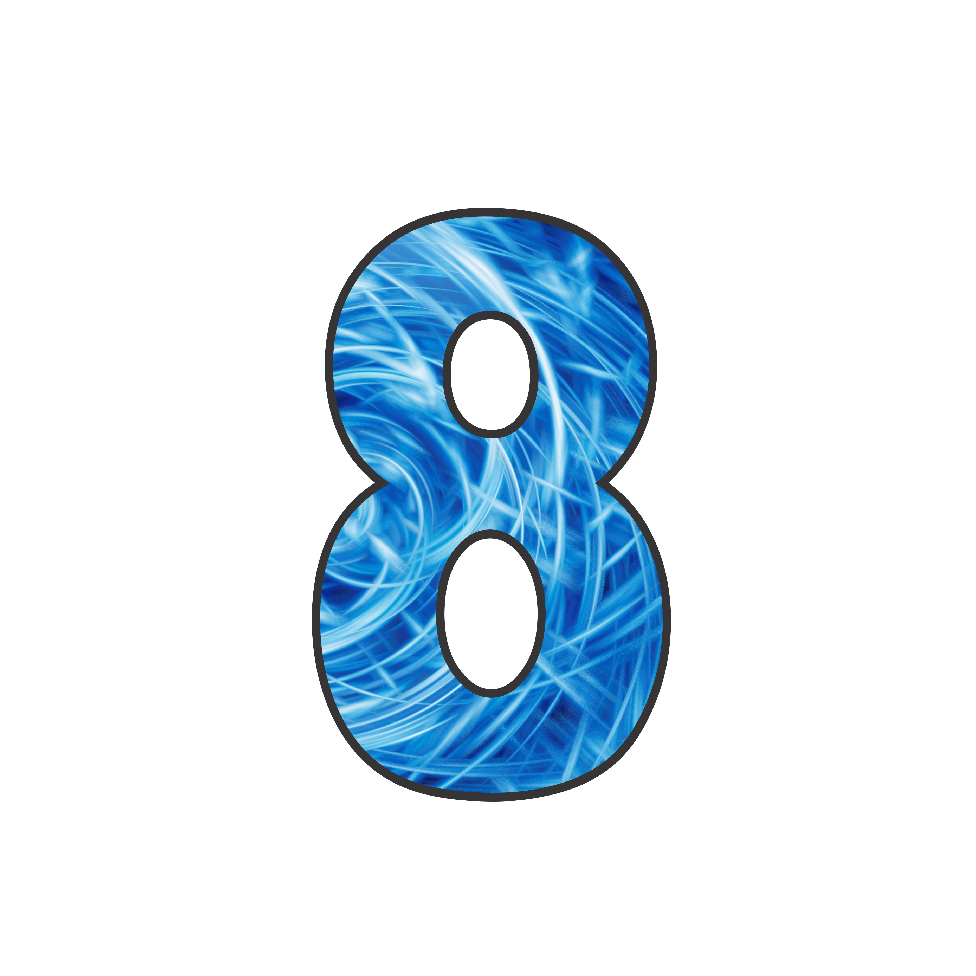 House number stickers for wheelie bins - Checkerplate, Rainbow & Blue Swirl