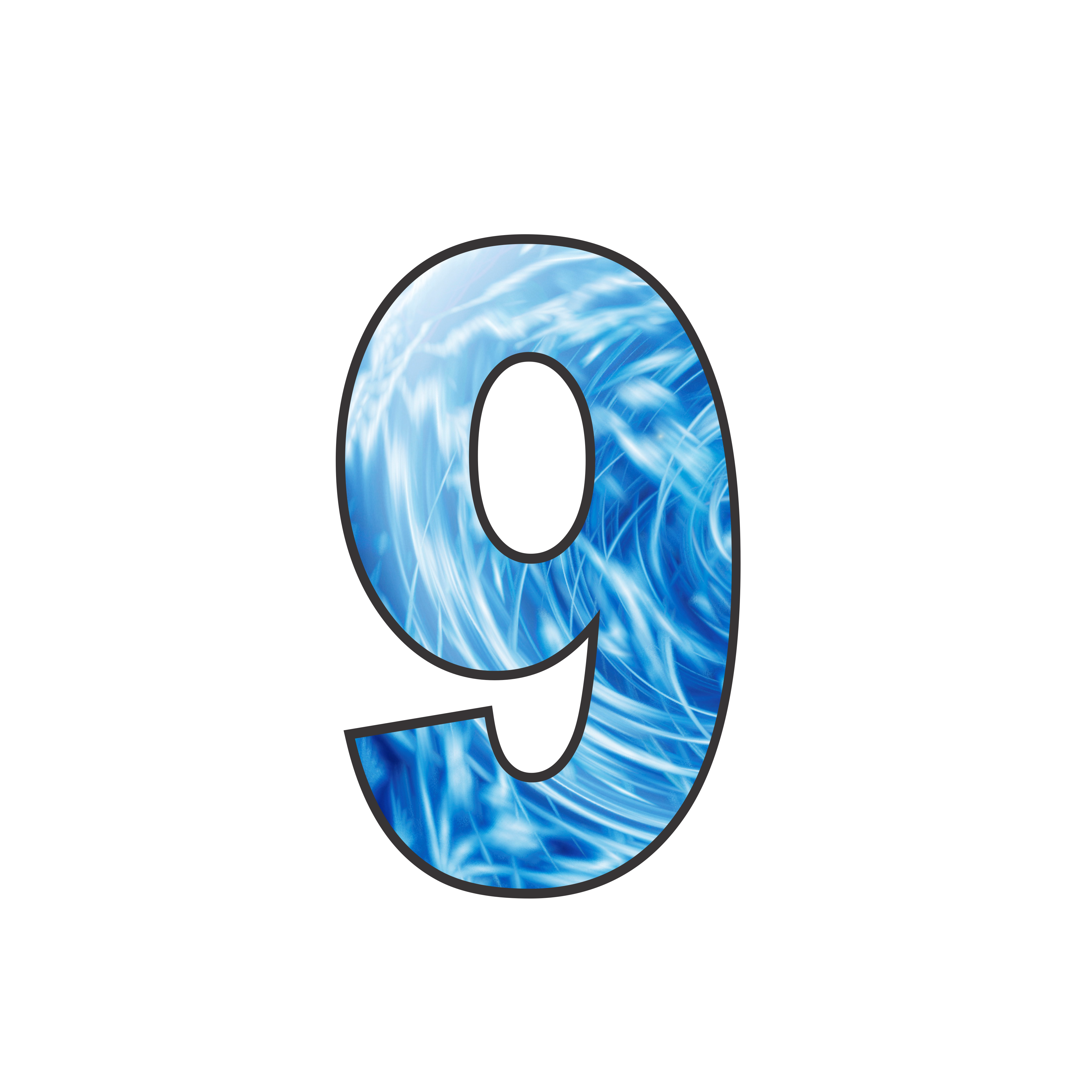 House number stickers for wheelie bins - Checkerplate, Rainbow & Blue Swirl