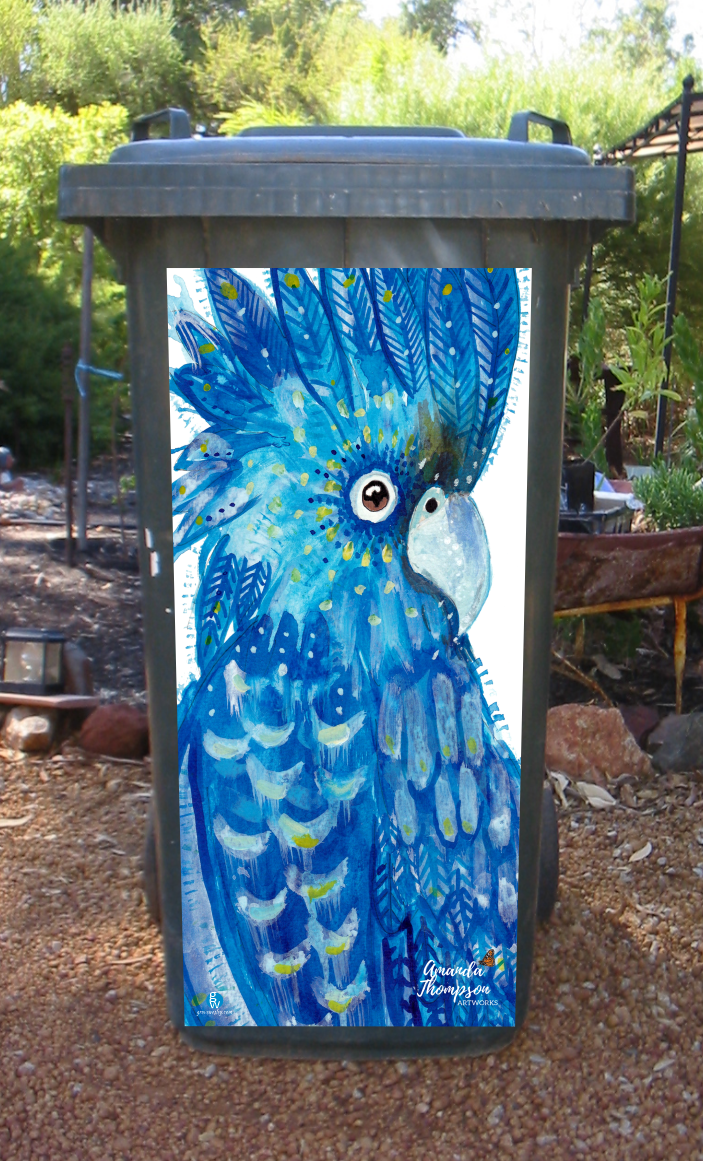 Bluey wheelie bin sticker