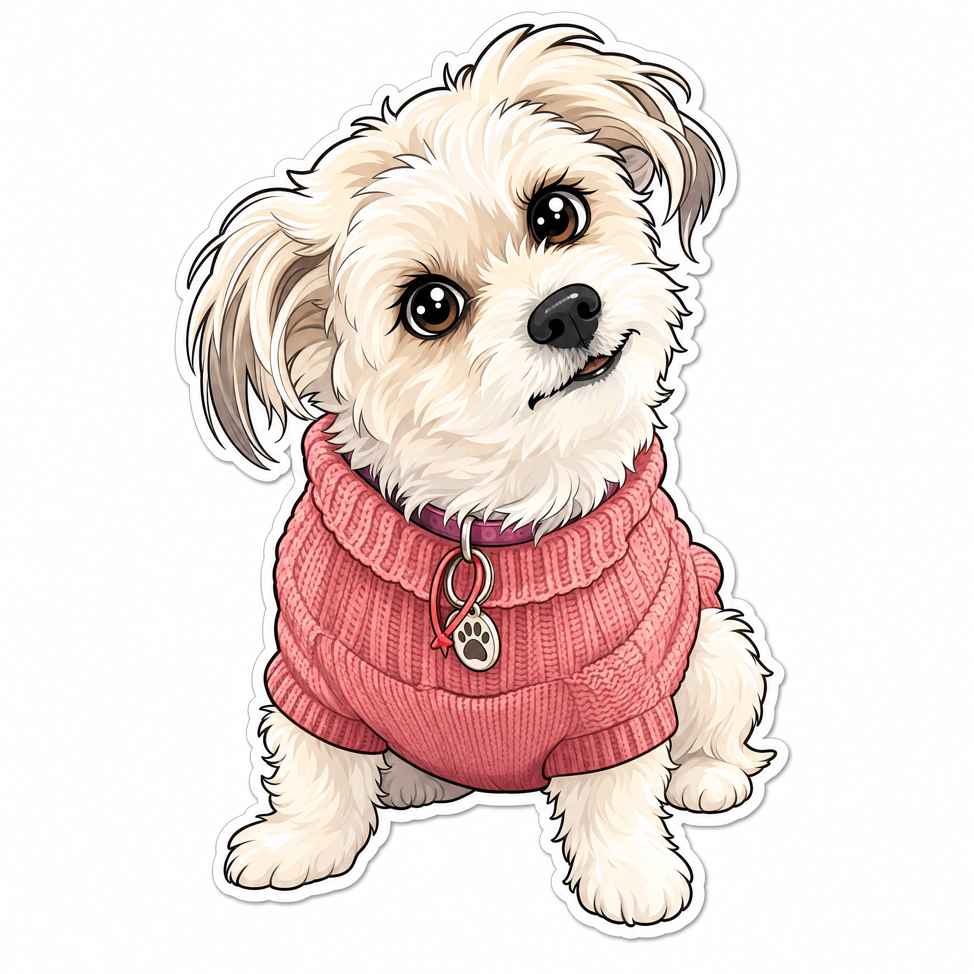 Your custom cartoon pet sticker