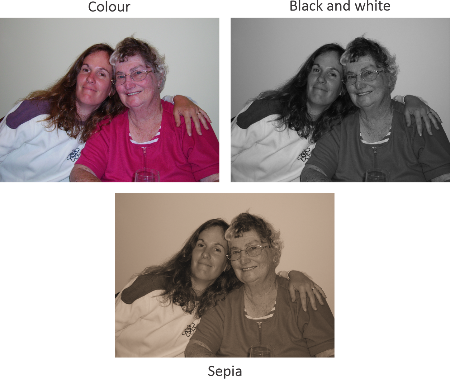 Custom photo wall stickers with border