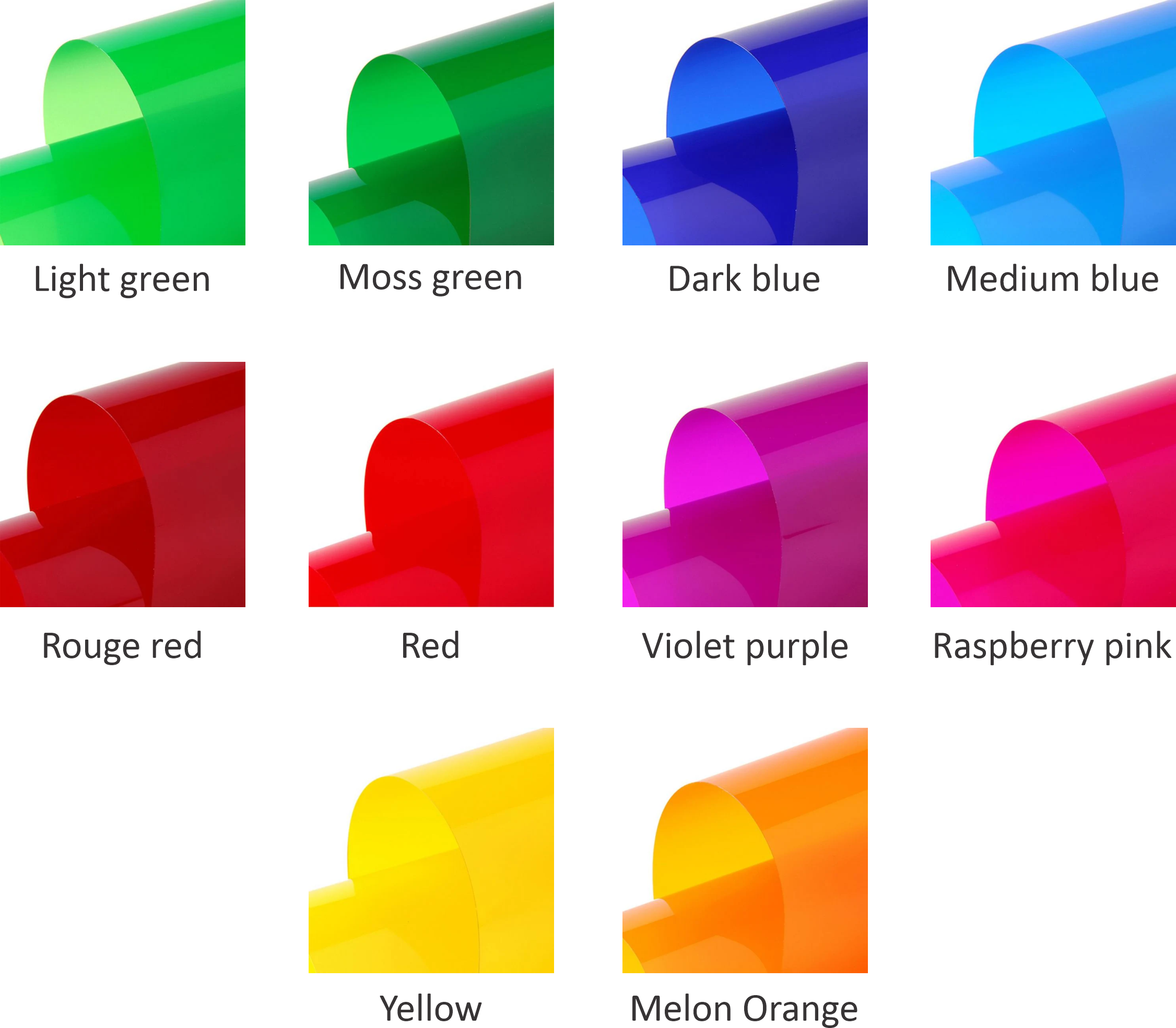 Cristal coloured window film