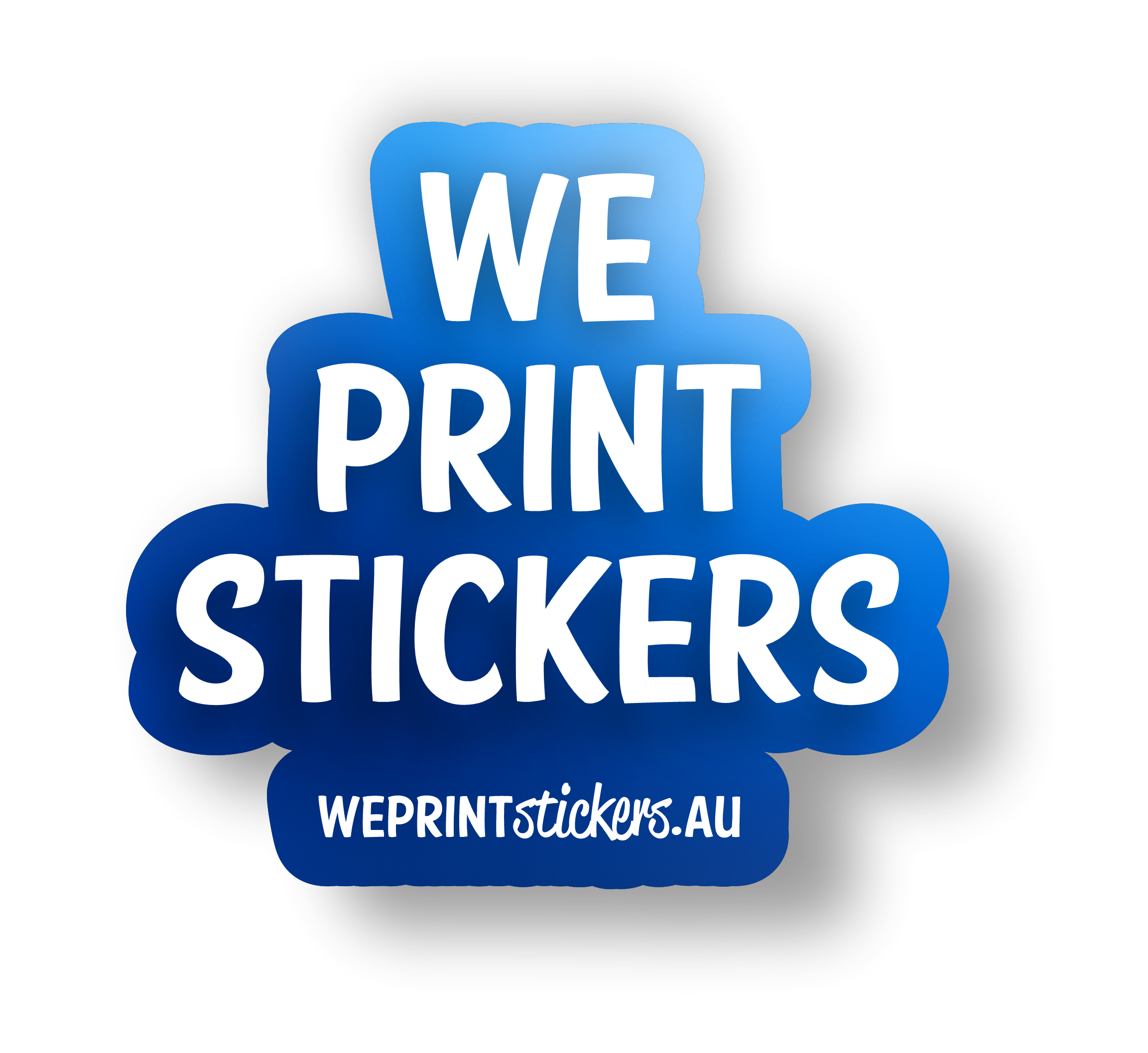 Laminated die cut stickers