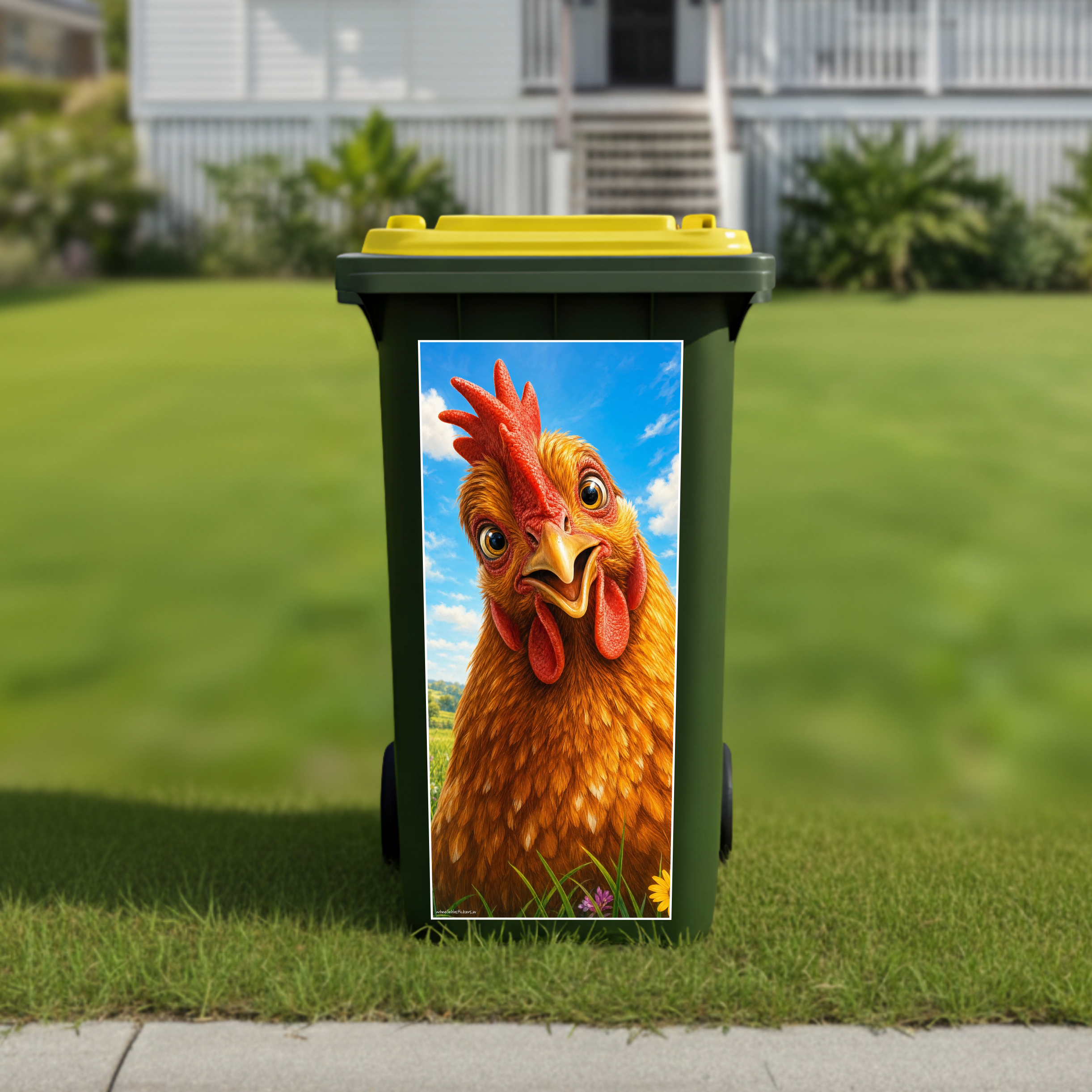 👋 G’day! wheelie bin sticker bundle pack