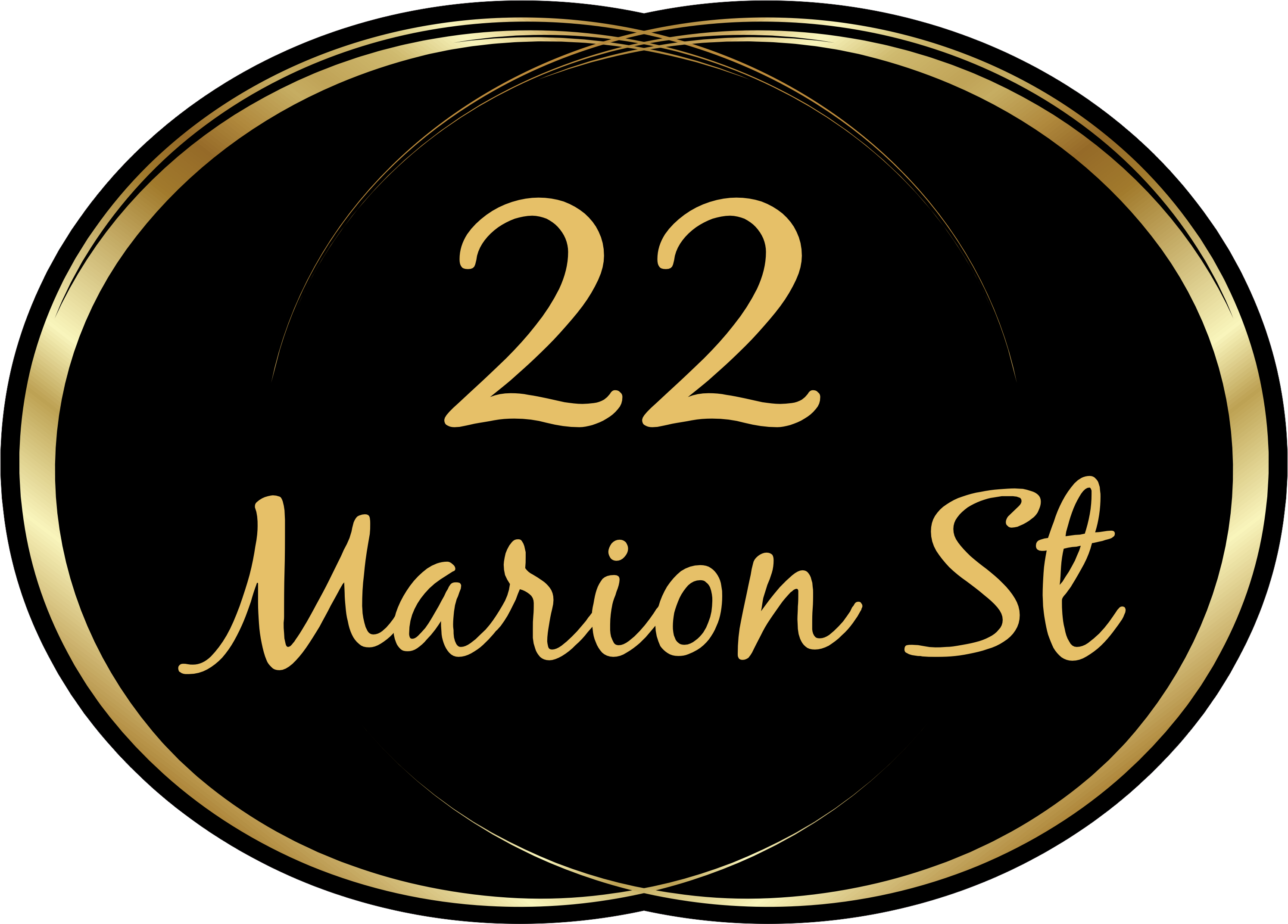 Decorative house number and street name wheelie bin sticker