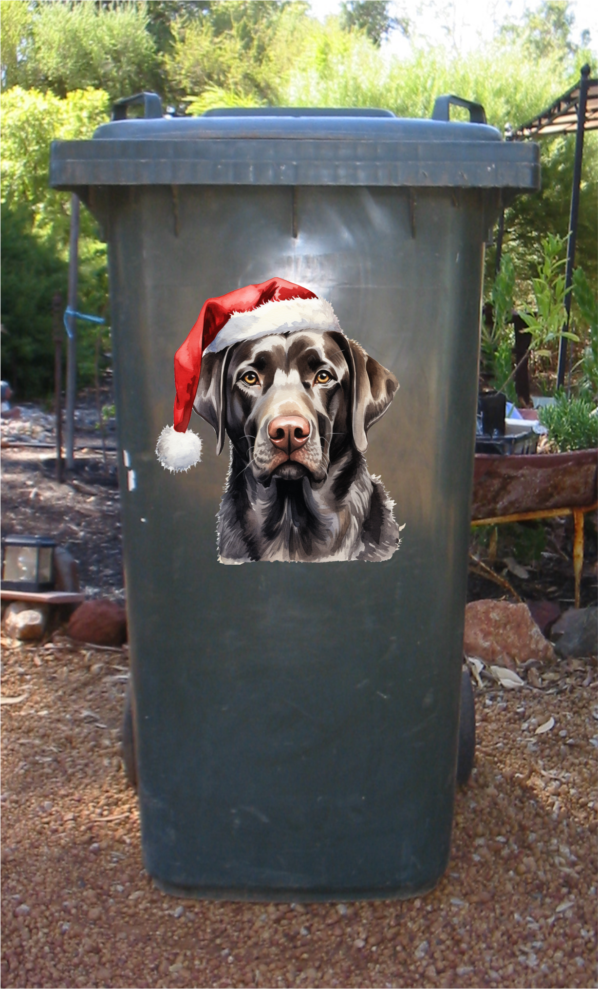 Labrador Christmas sticker