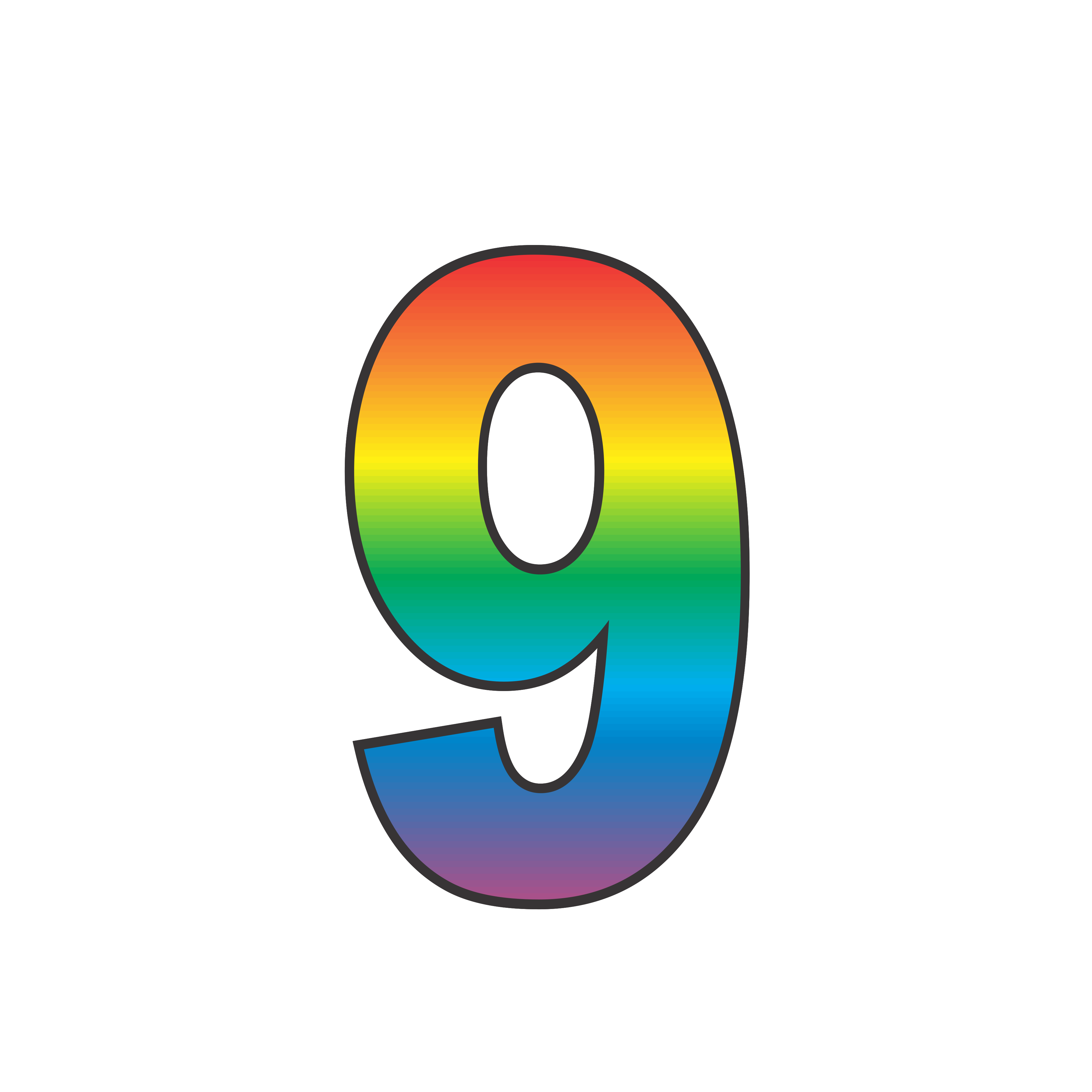 House number stickers for wheelie bins - Checkerplate, Rainbow & Blue Swirl