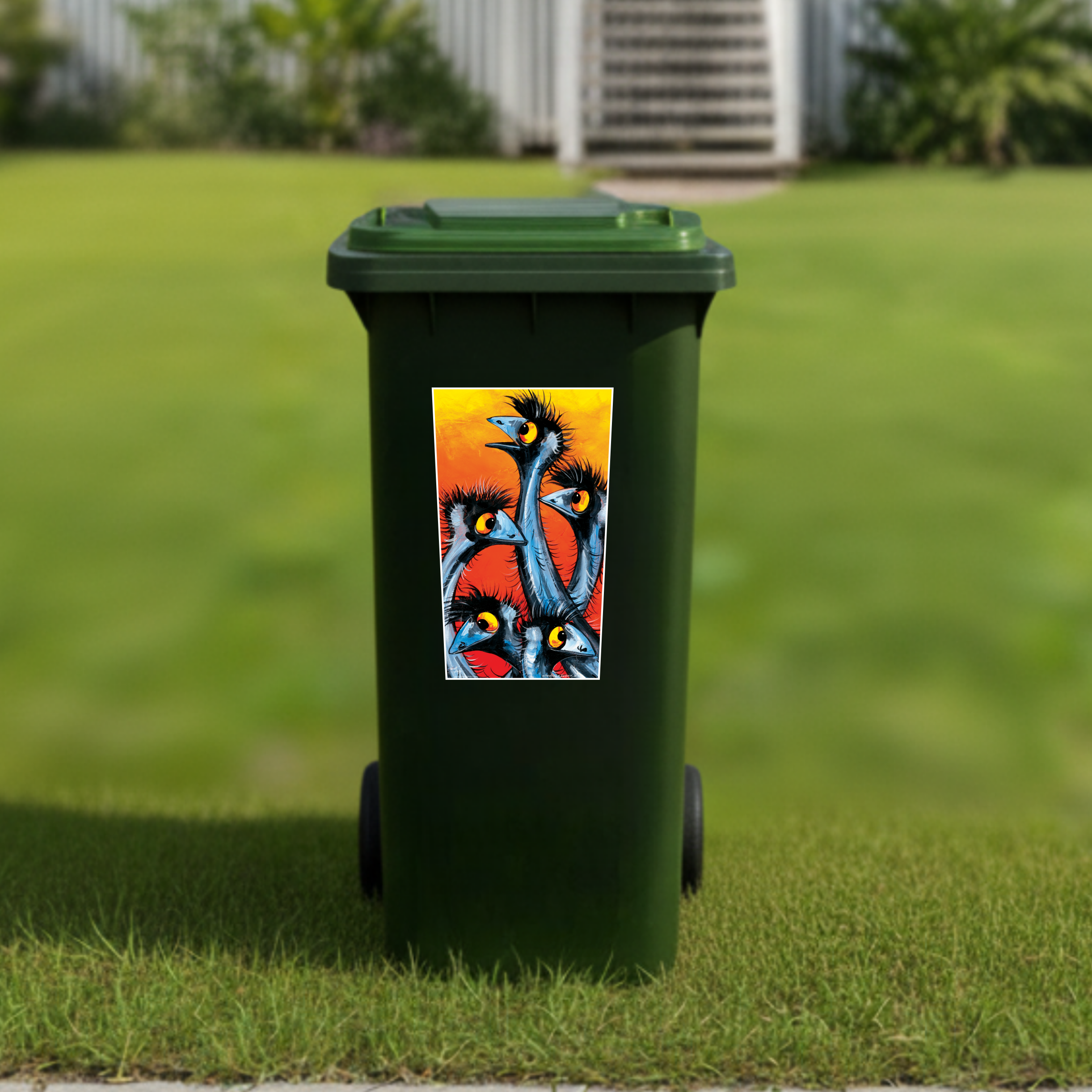 Where are you wheelie bin sticker