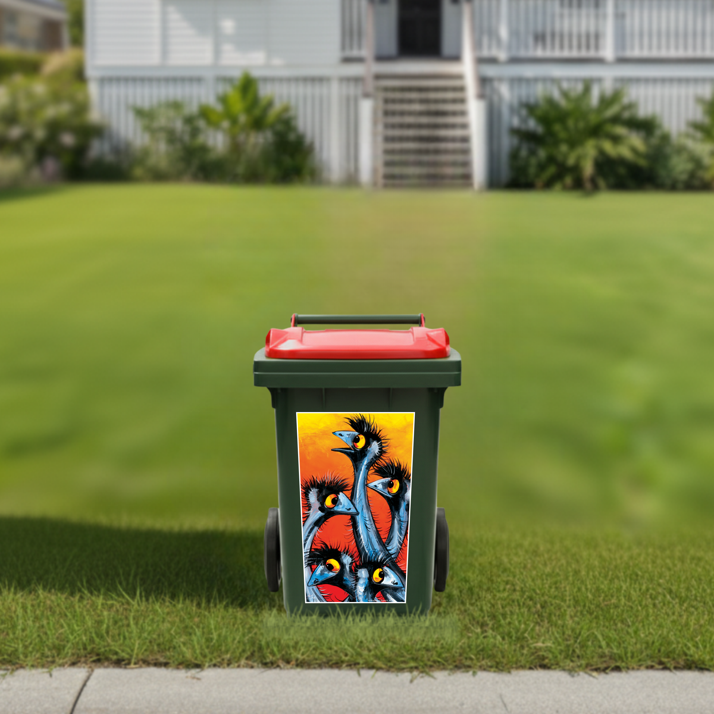 Where are you wheelie bin sticker