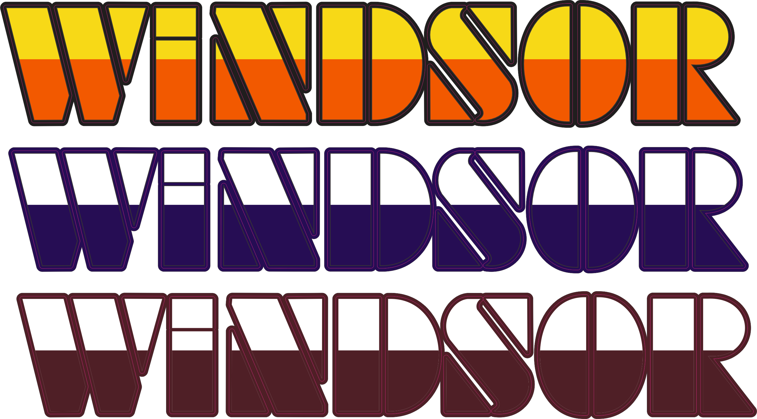 Windsor 1989 caravan sticker
