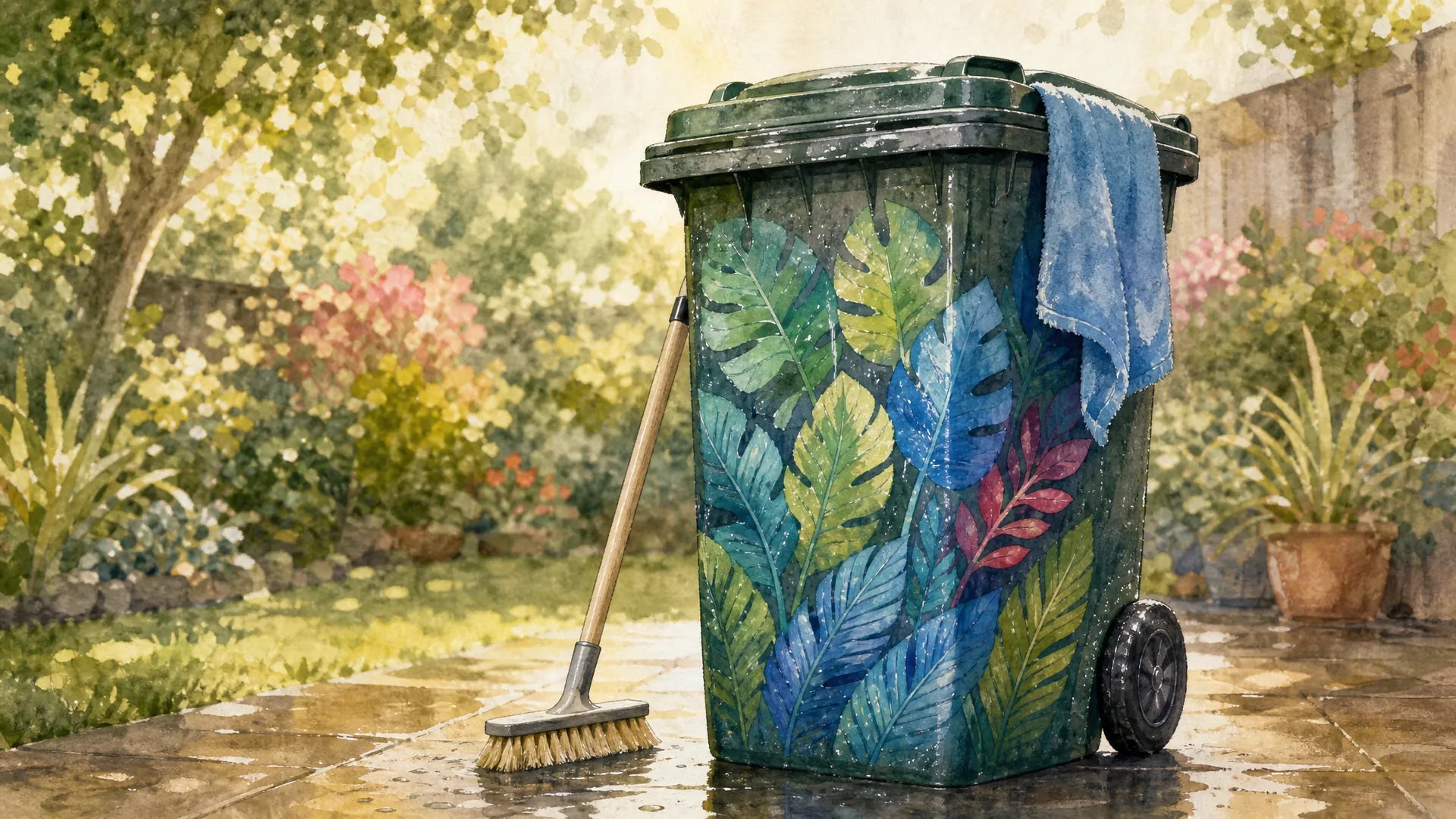 How to Clean Stickers Wheelie Bin: Safe Methods