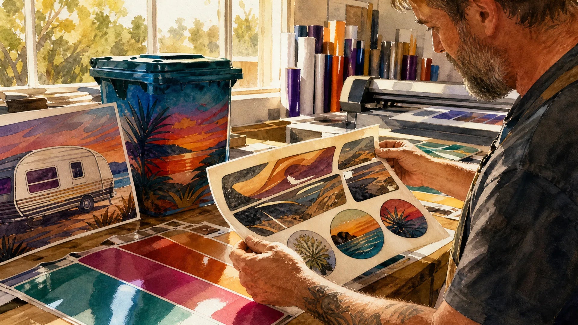 Western Australia Sticker Printing Done Locally