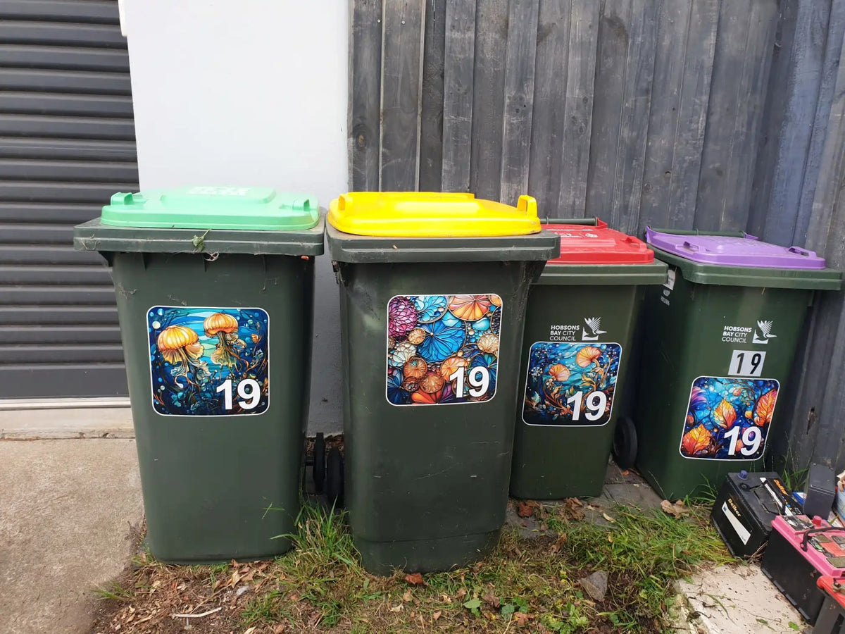 Wheelie Bin Number Stickers Price, Sizes & Options