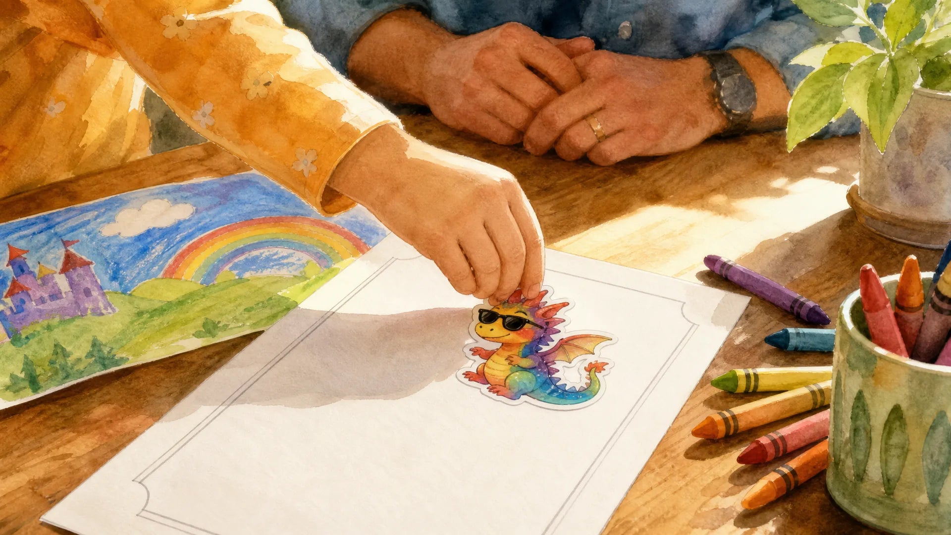 School Art Competition Stickers for Kids' Artwork