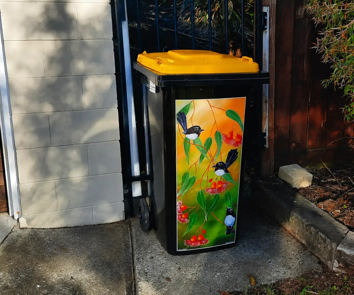 Wheelie Bin Stickers for Birds & Wildlife Aussies Love