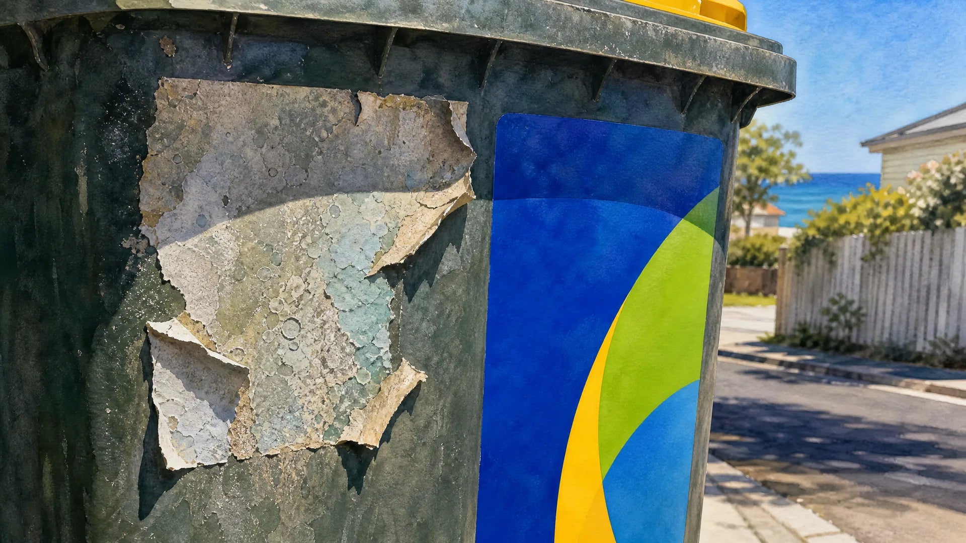 Wheelie Bin Sticker Decals: How Long Do Outdoor Stickers Last