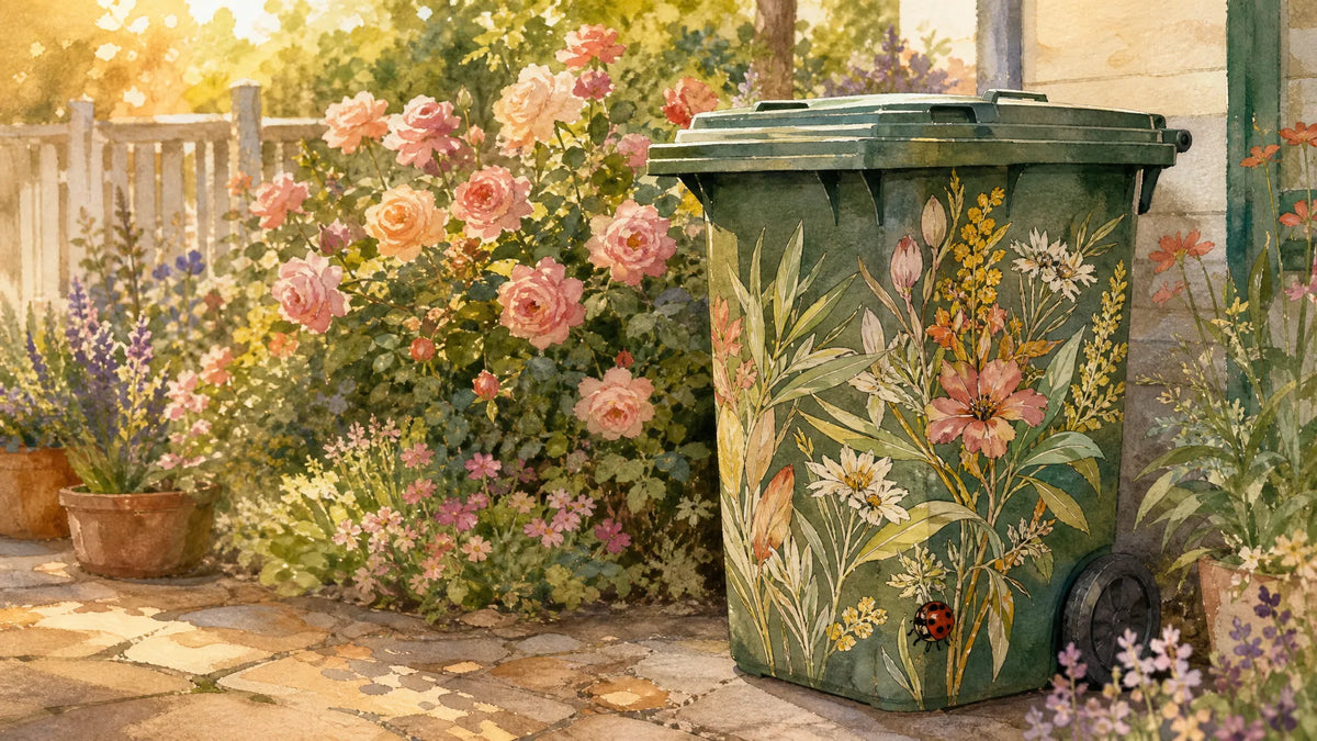 Garden Wheelie Bin Sticker Ideas to Brighten Any Yard