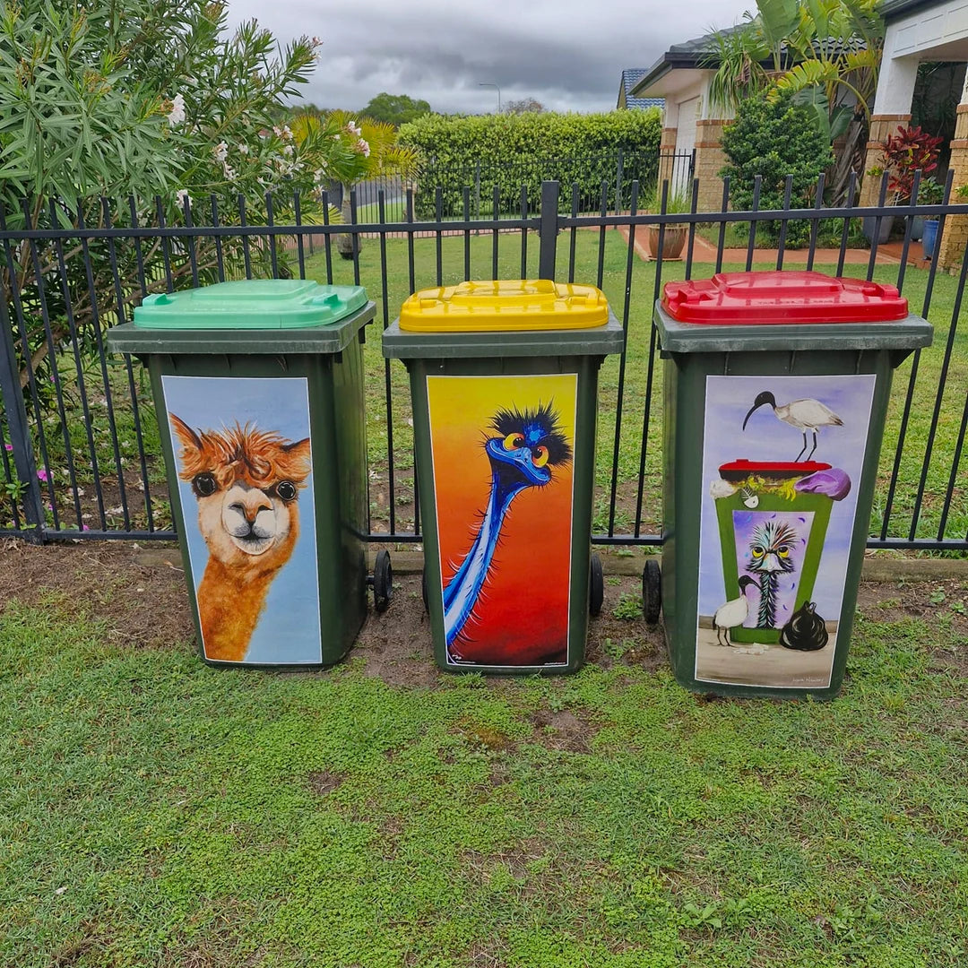 Funny Wheelie Bin Stickers Australia: Designs That Stick