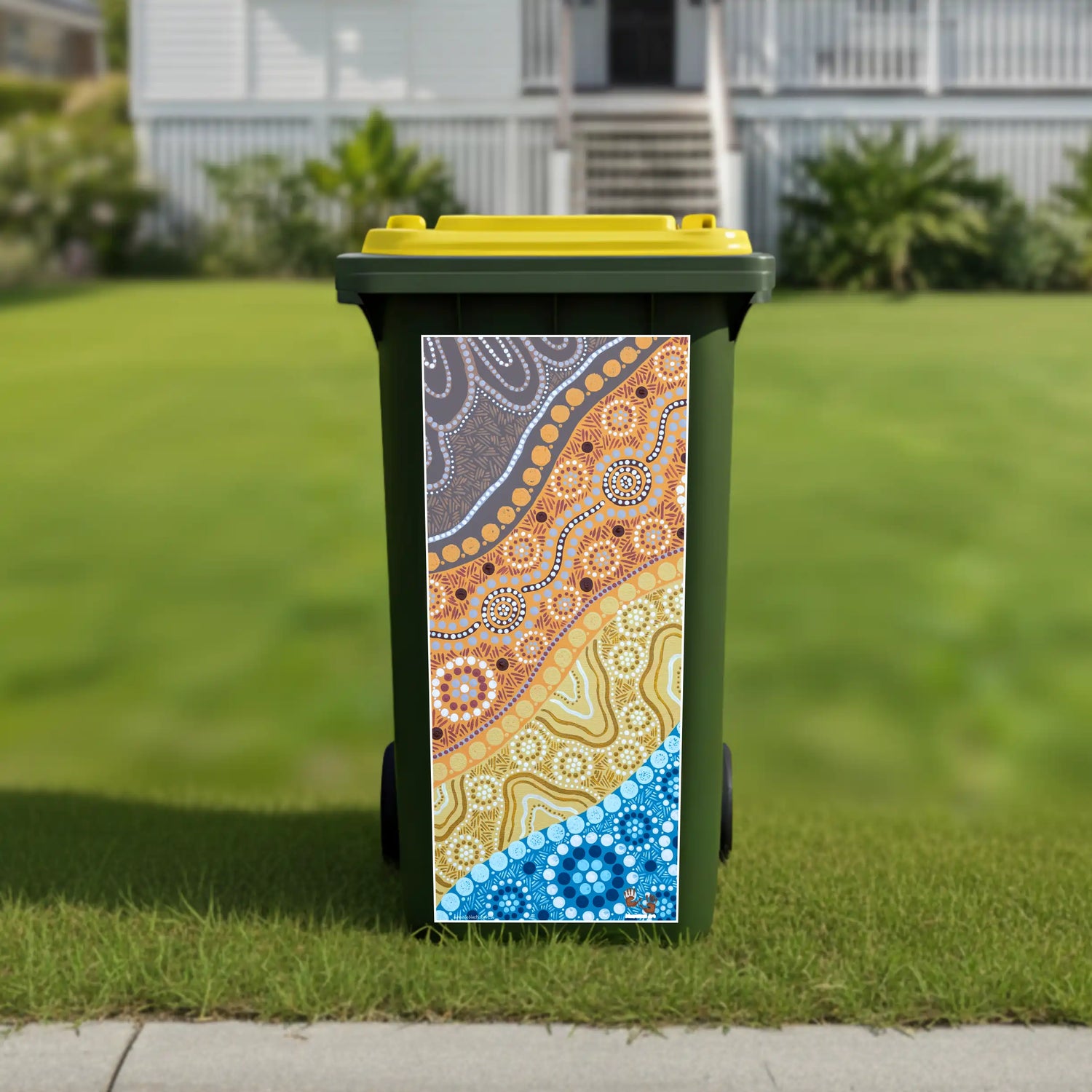 Maarakool Art Wheelie Bin Stickers