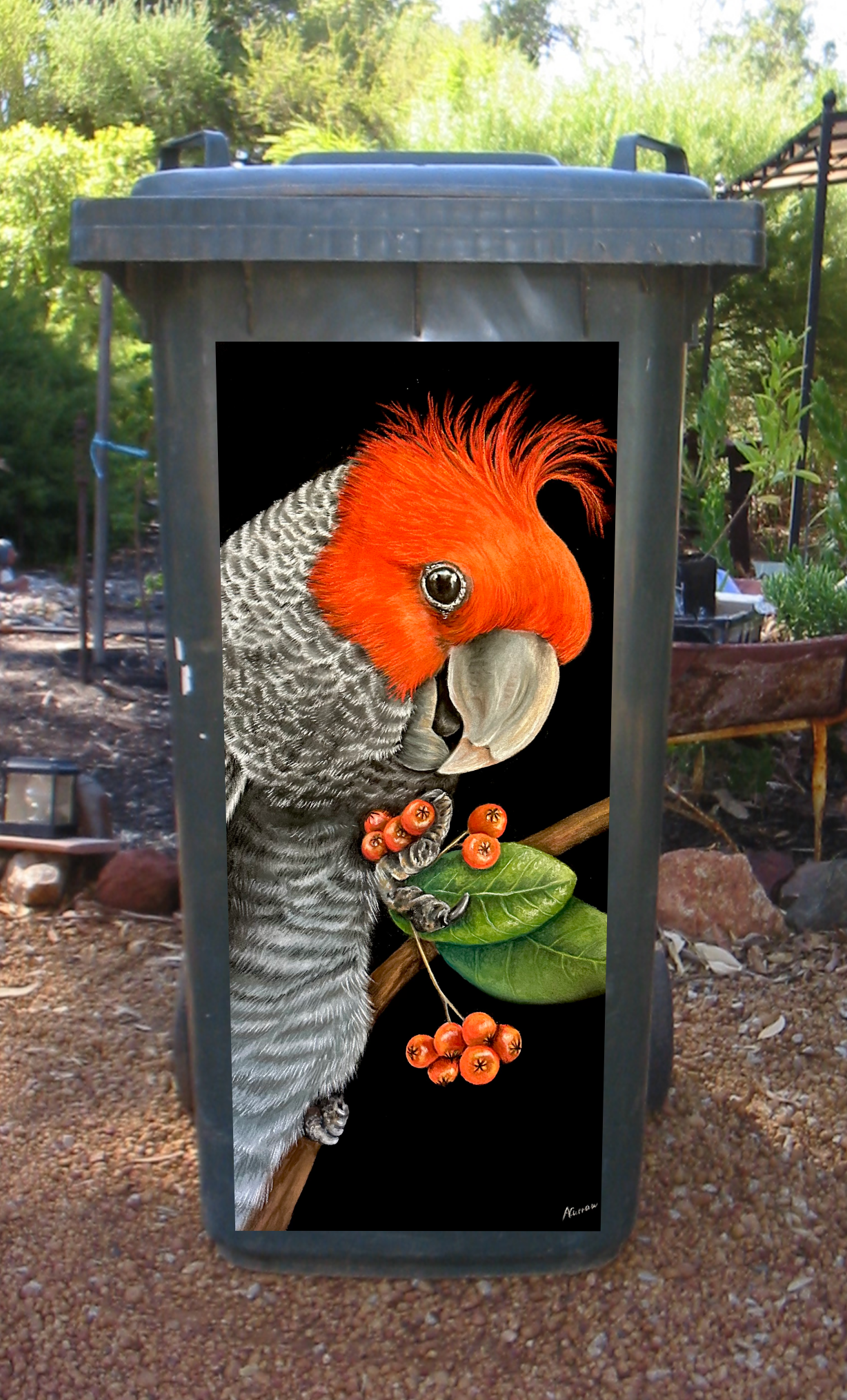 Amy Curran Wheelie Bin Stickers