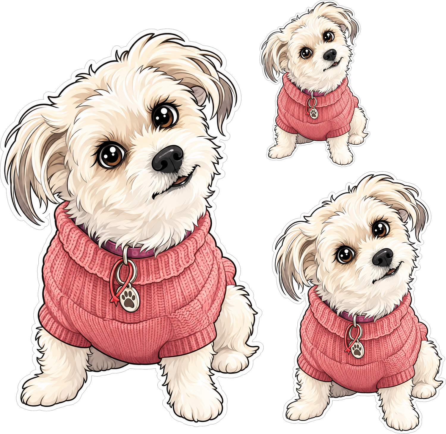 Your custom cartoon pet sticker