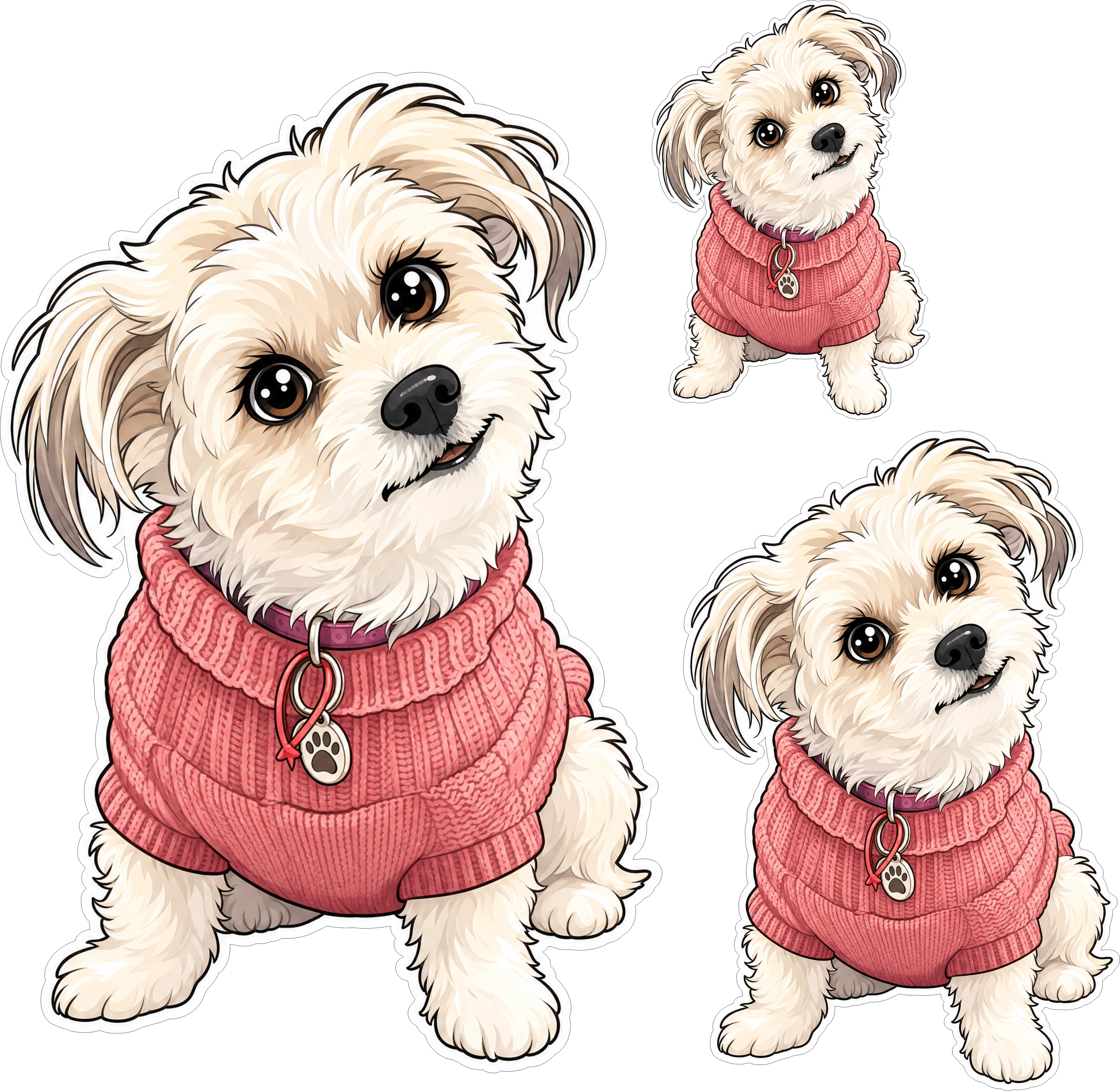 Your custom cartoon pet sticker