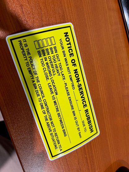 Rectangle stickers