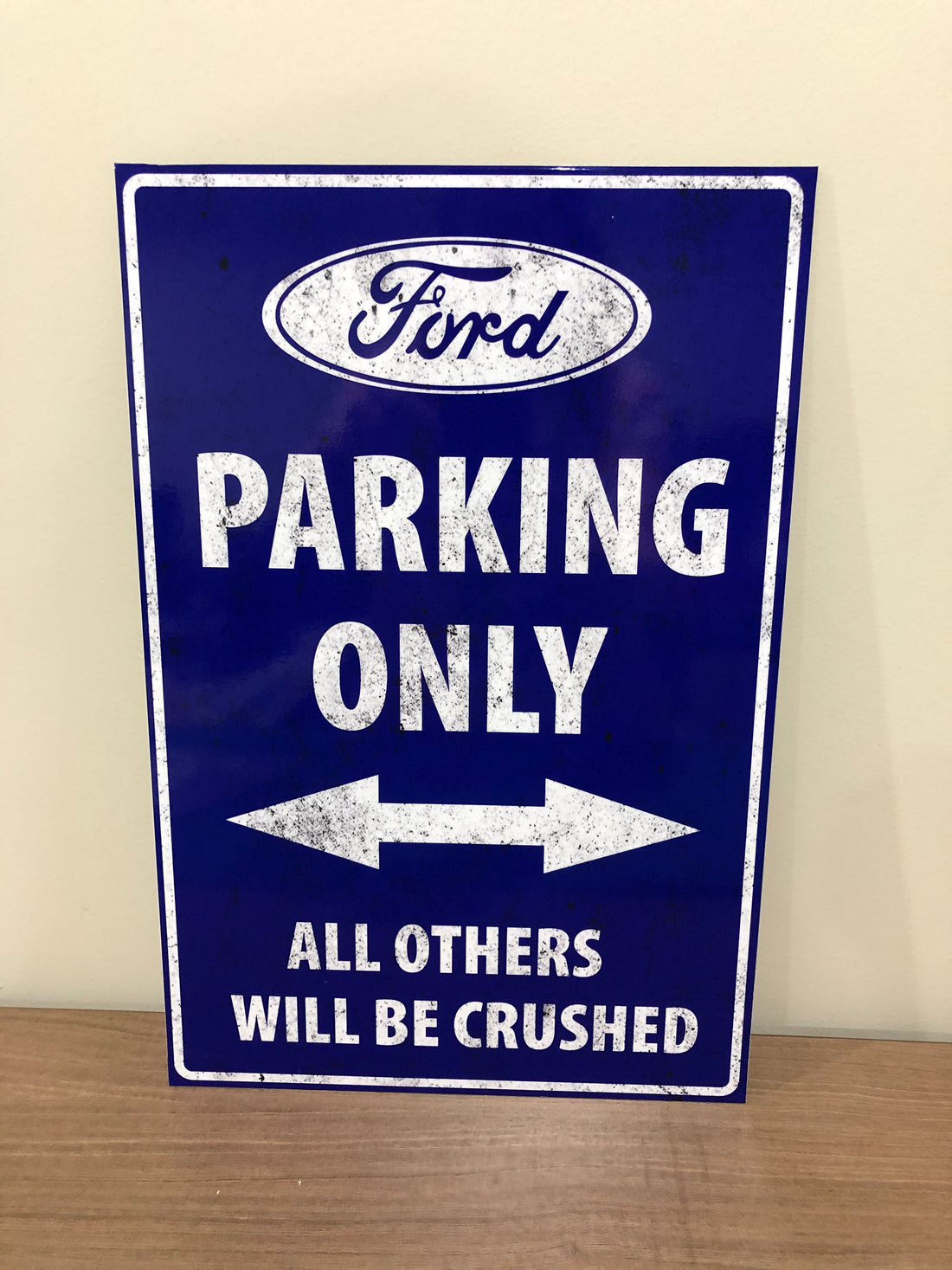 Ford parking only sign