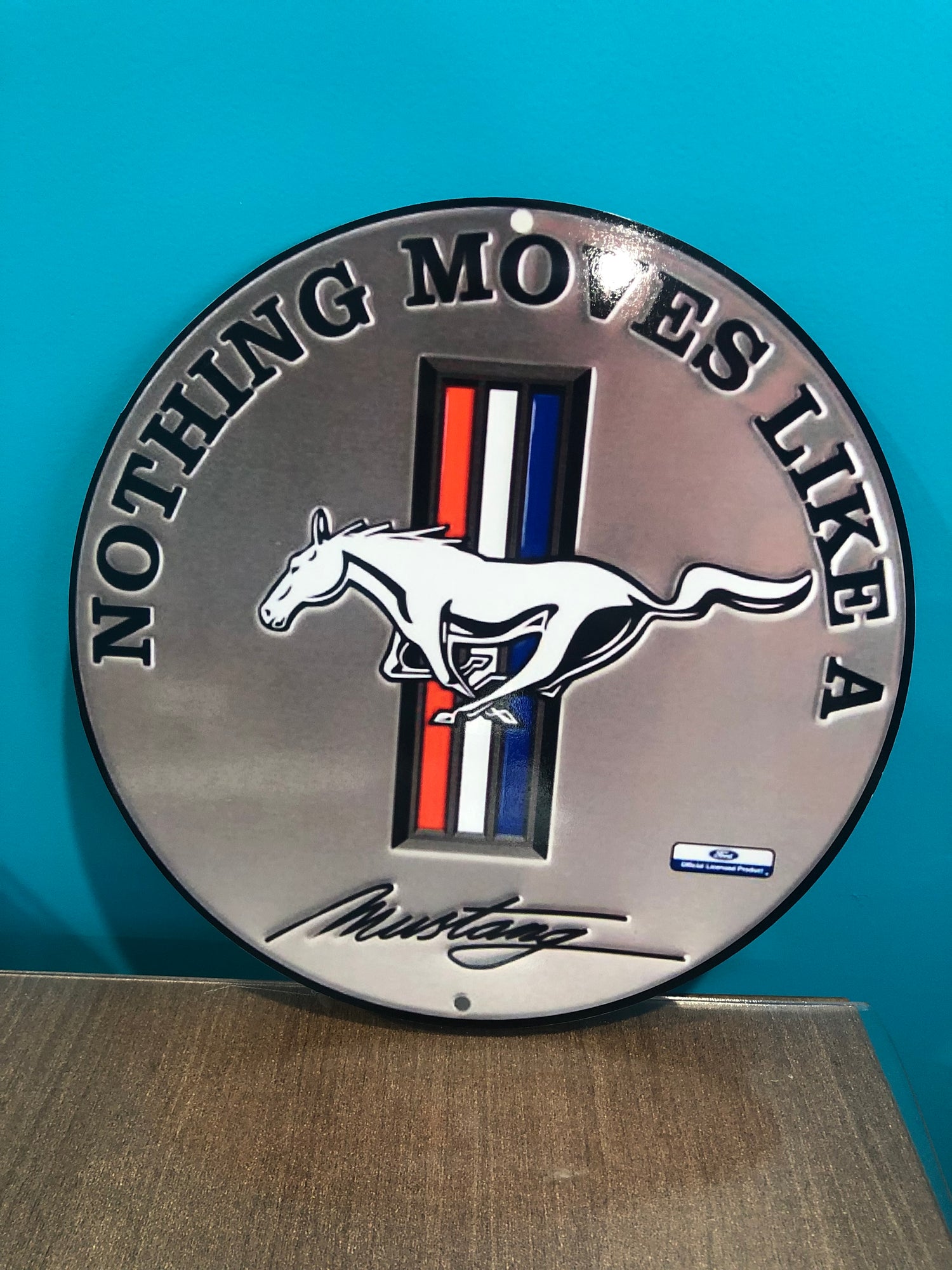 Mustang reproduction vintage sign