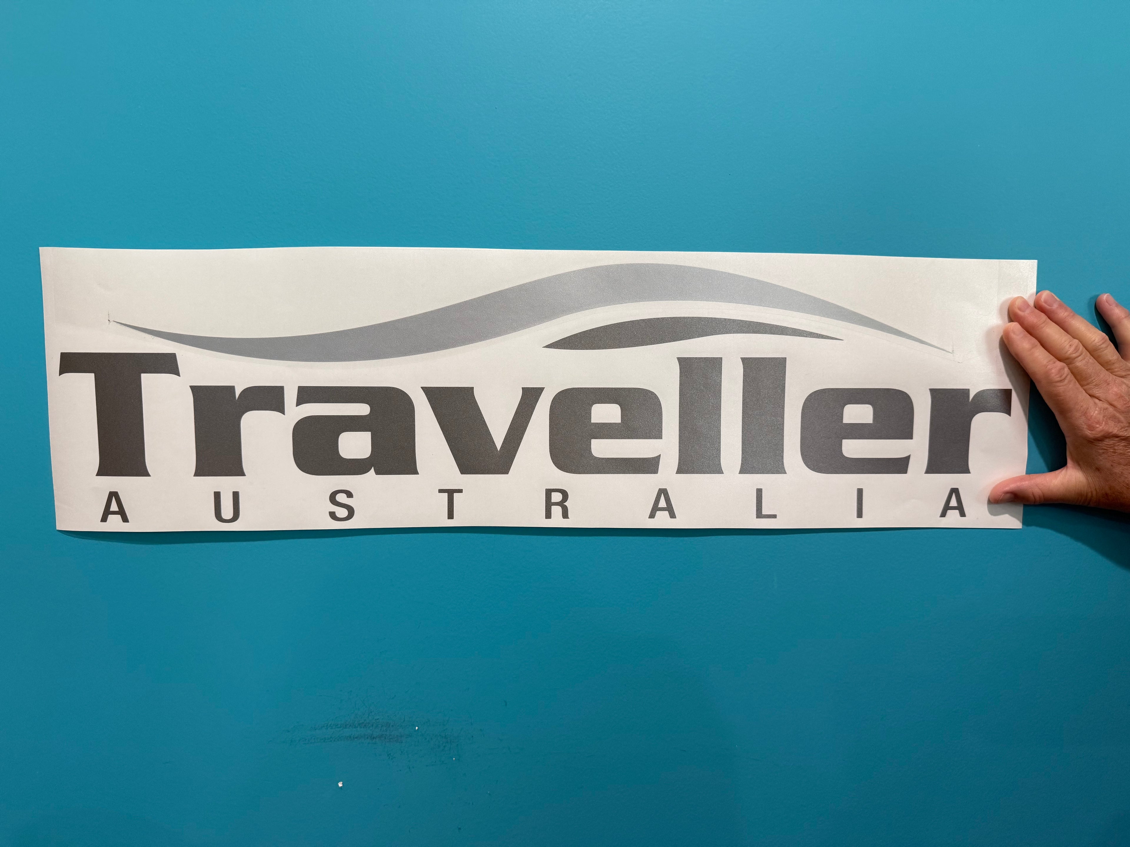 Traveller caravan logo