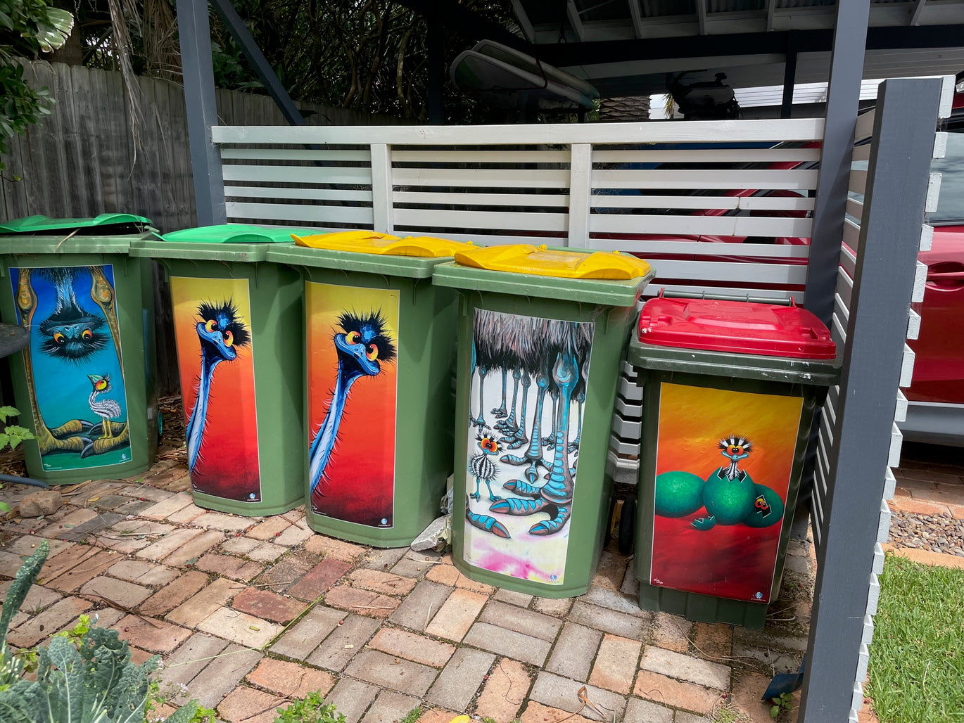 Best Wheelie Bin Stickers in Australia Grove Wesley Design Art