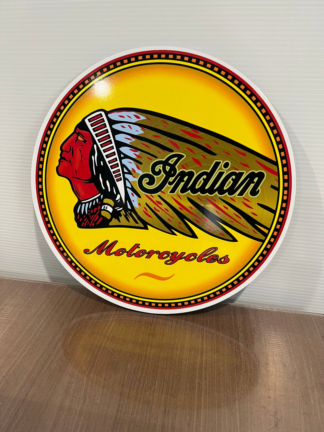 Indian reproduction vintage sign