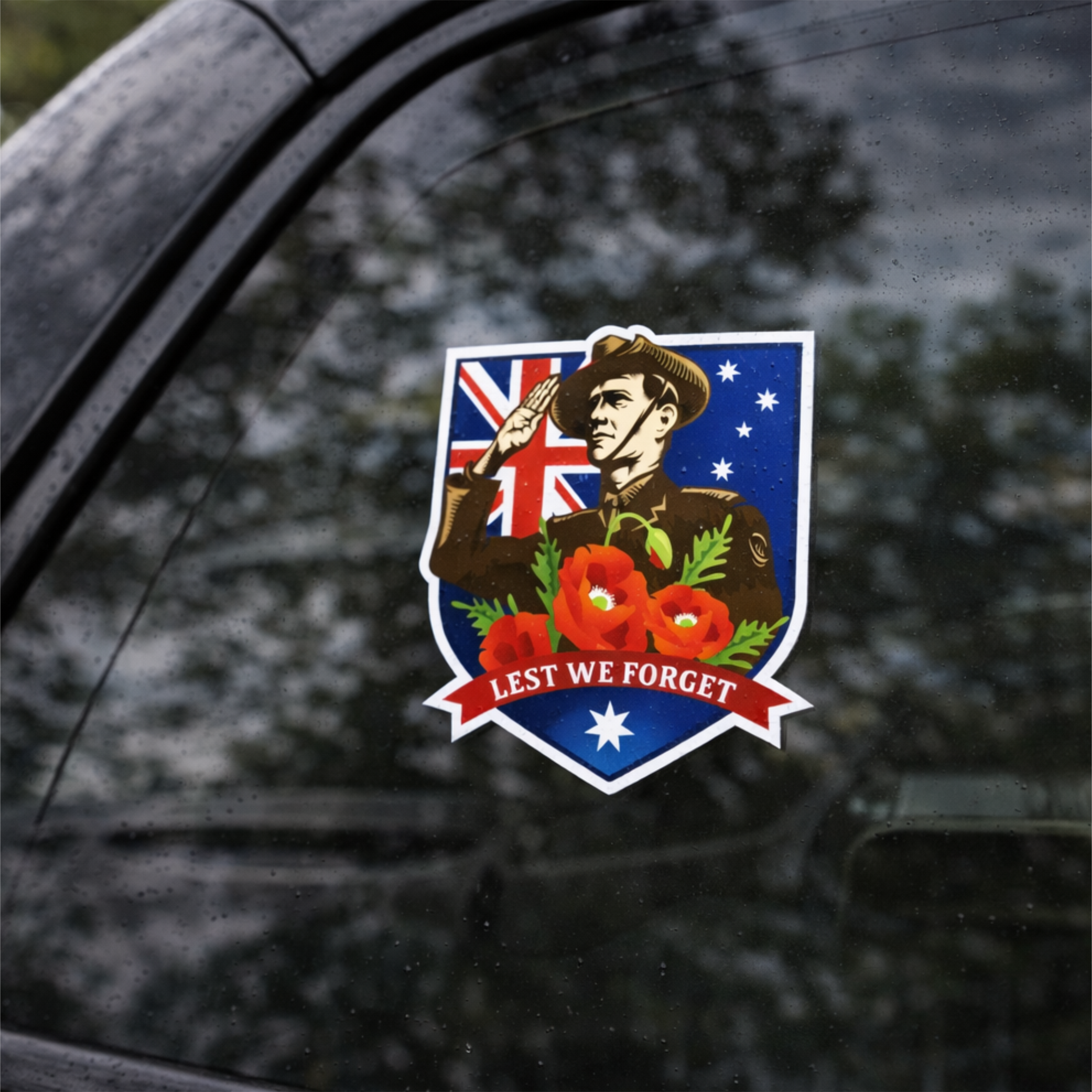 Lest we forget sticker