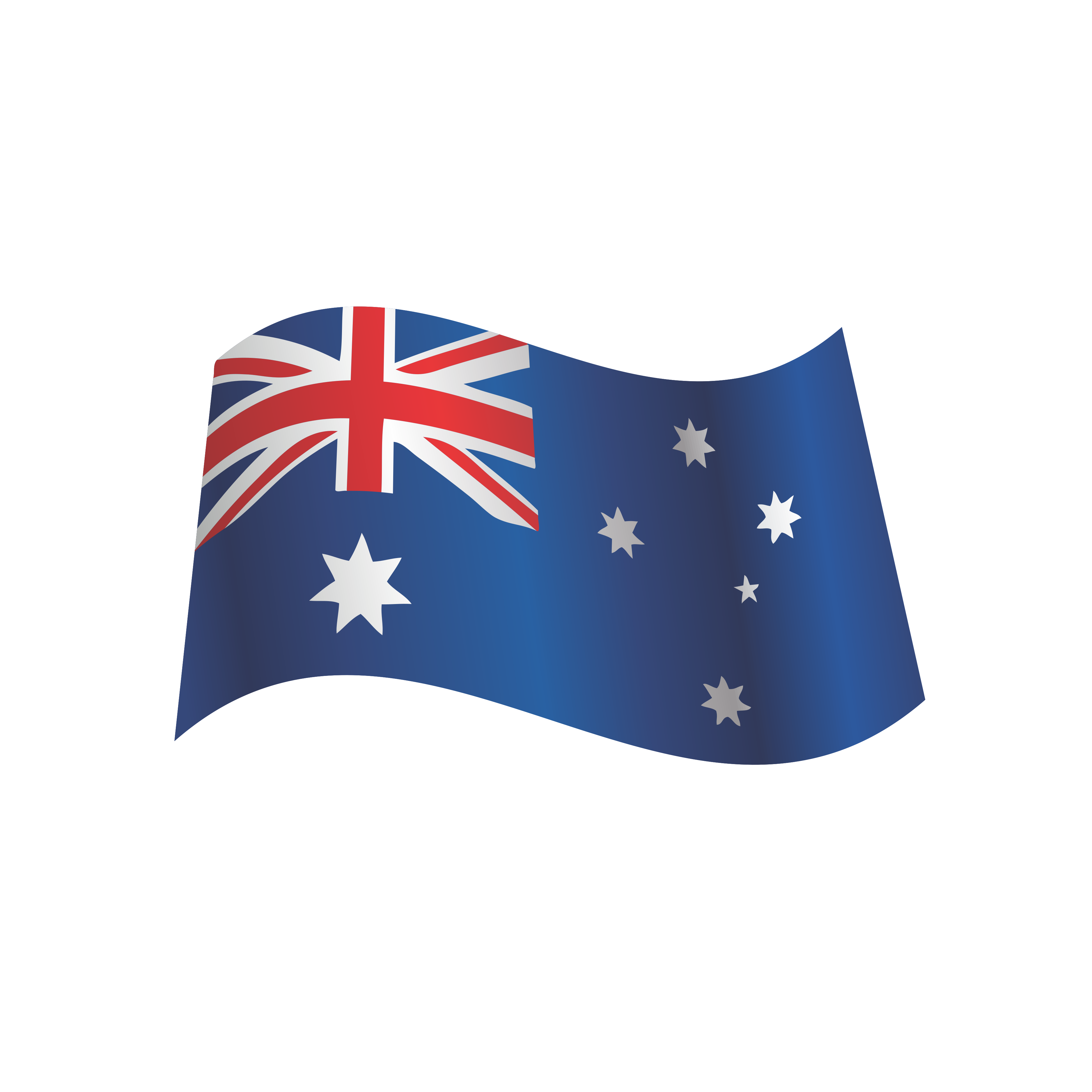 Australian flag sticker