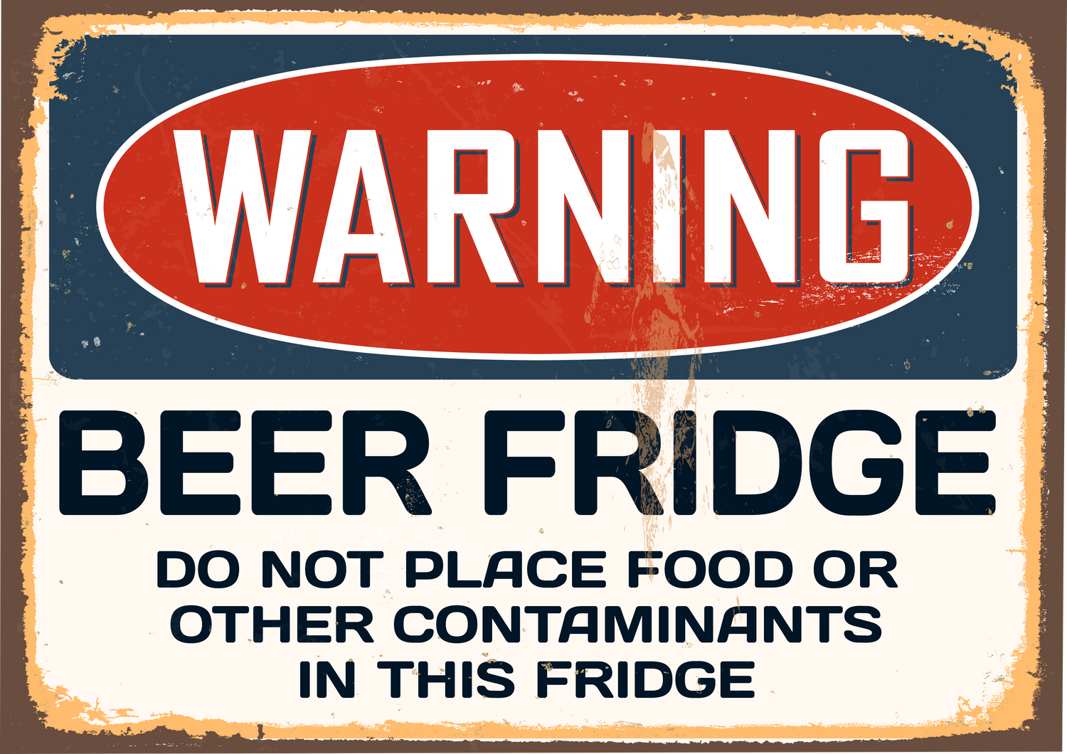 Beer fridge stickers
