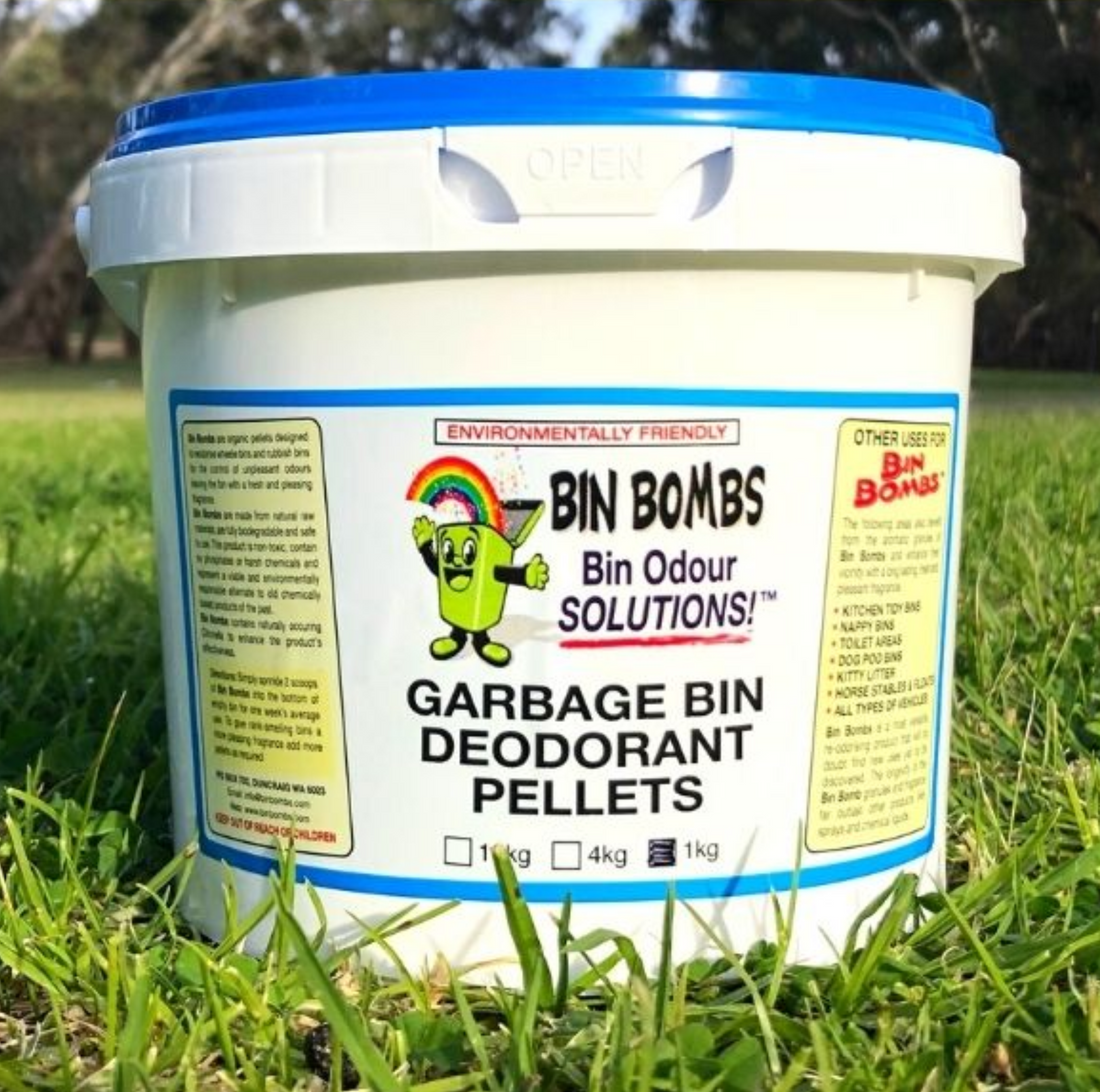 Bin bombs stickers