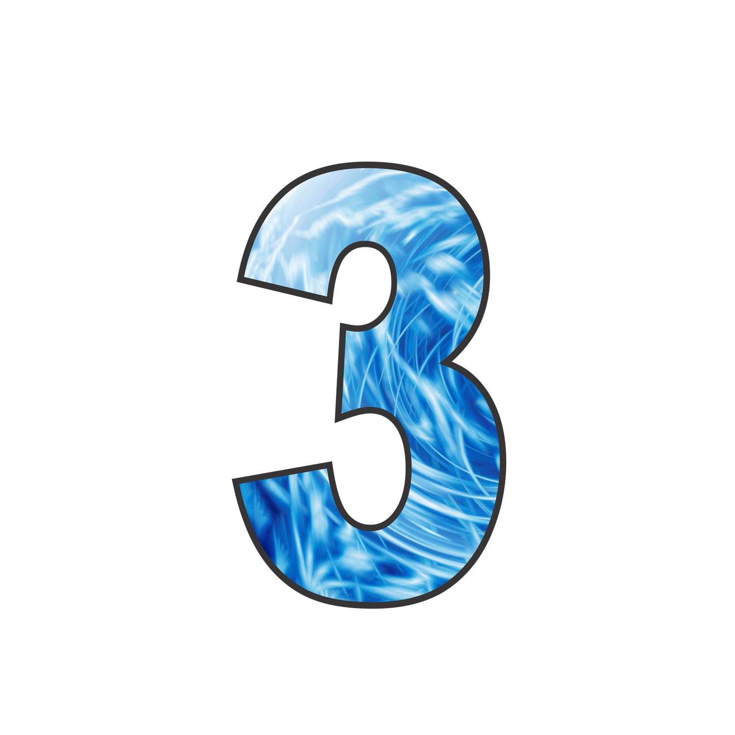 House number stickers for wheelie bins - Checkerplate, Rainbow &amp; Blue Swirl