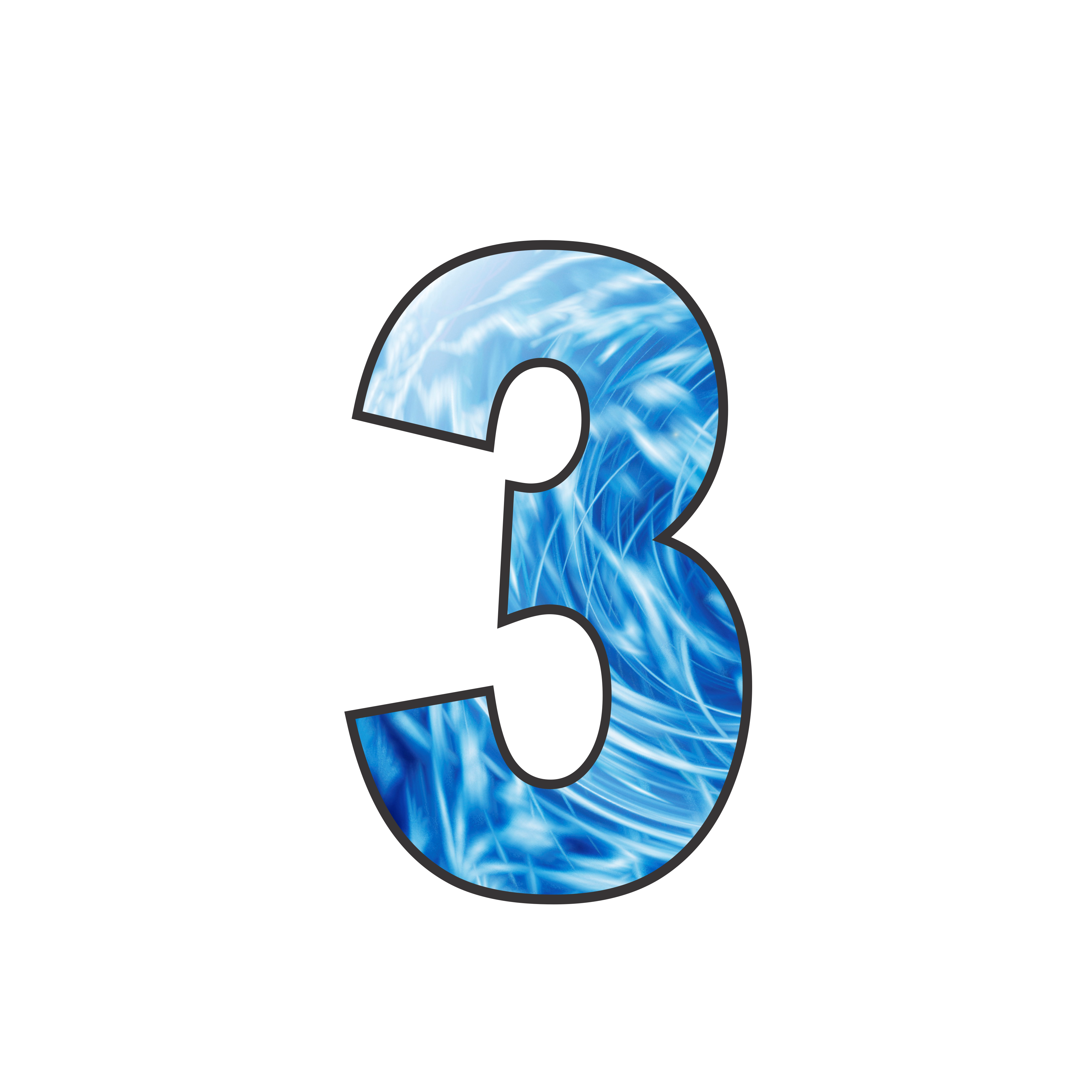 House number stickers for wheelie bins - Checkerplate, Rainbow &amp; Blue Swirl