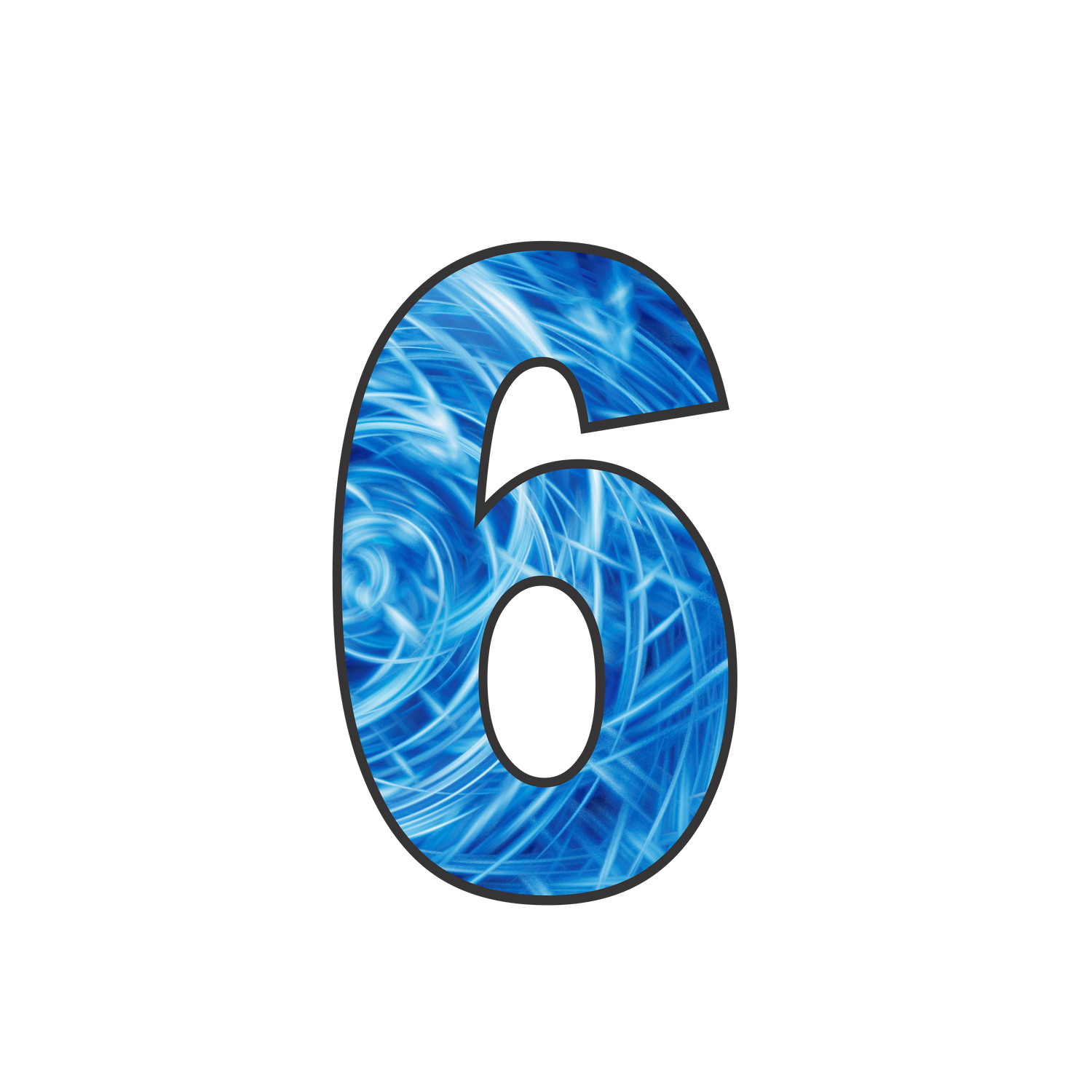 House number stickers for wheelie bins - Checkerplate, Rainbow &amp; Blue Swirl