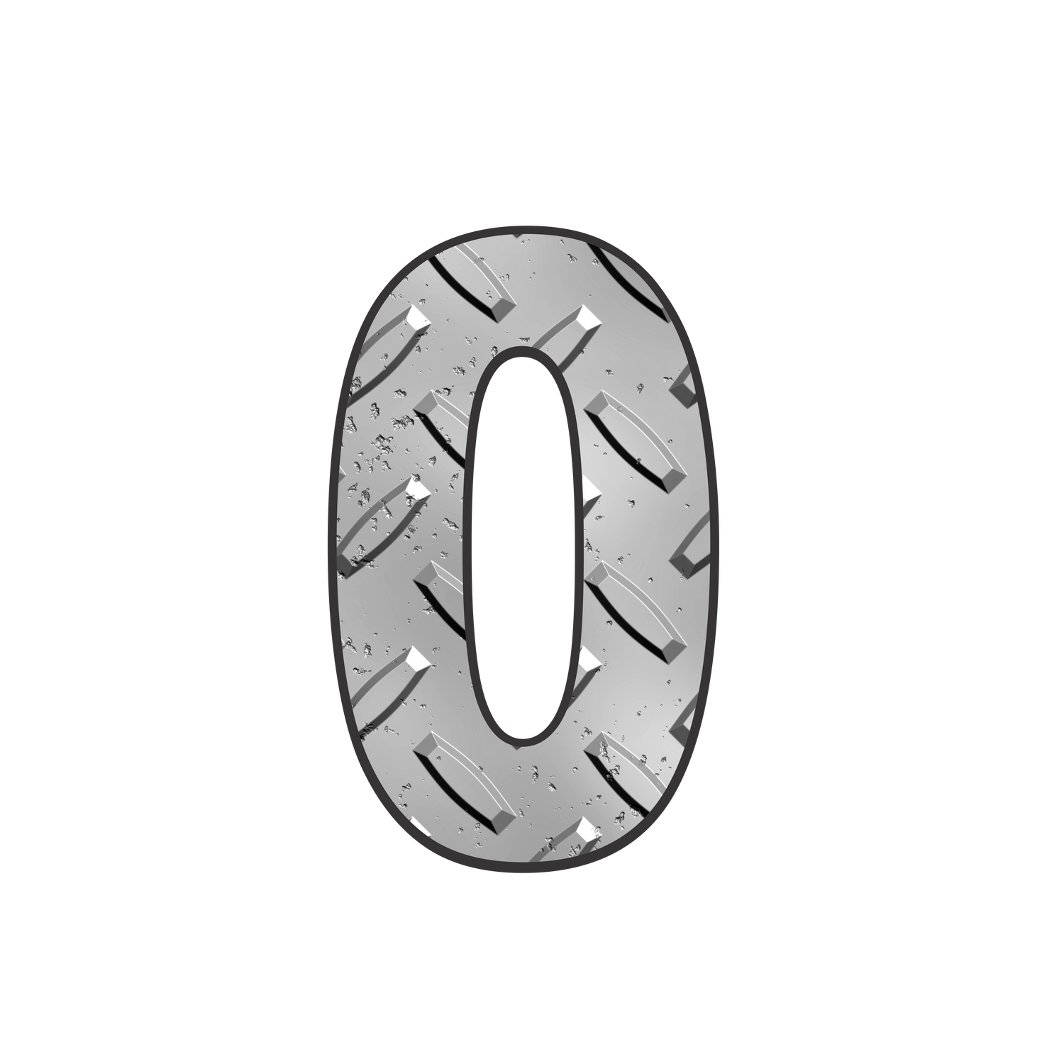 House number stickers for wheelie bins - Checkerplate, Rainbow &amp; Blue Swirl