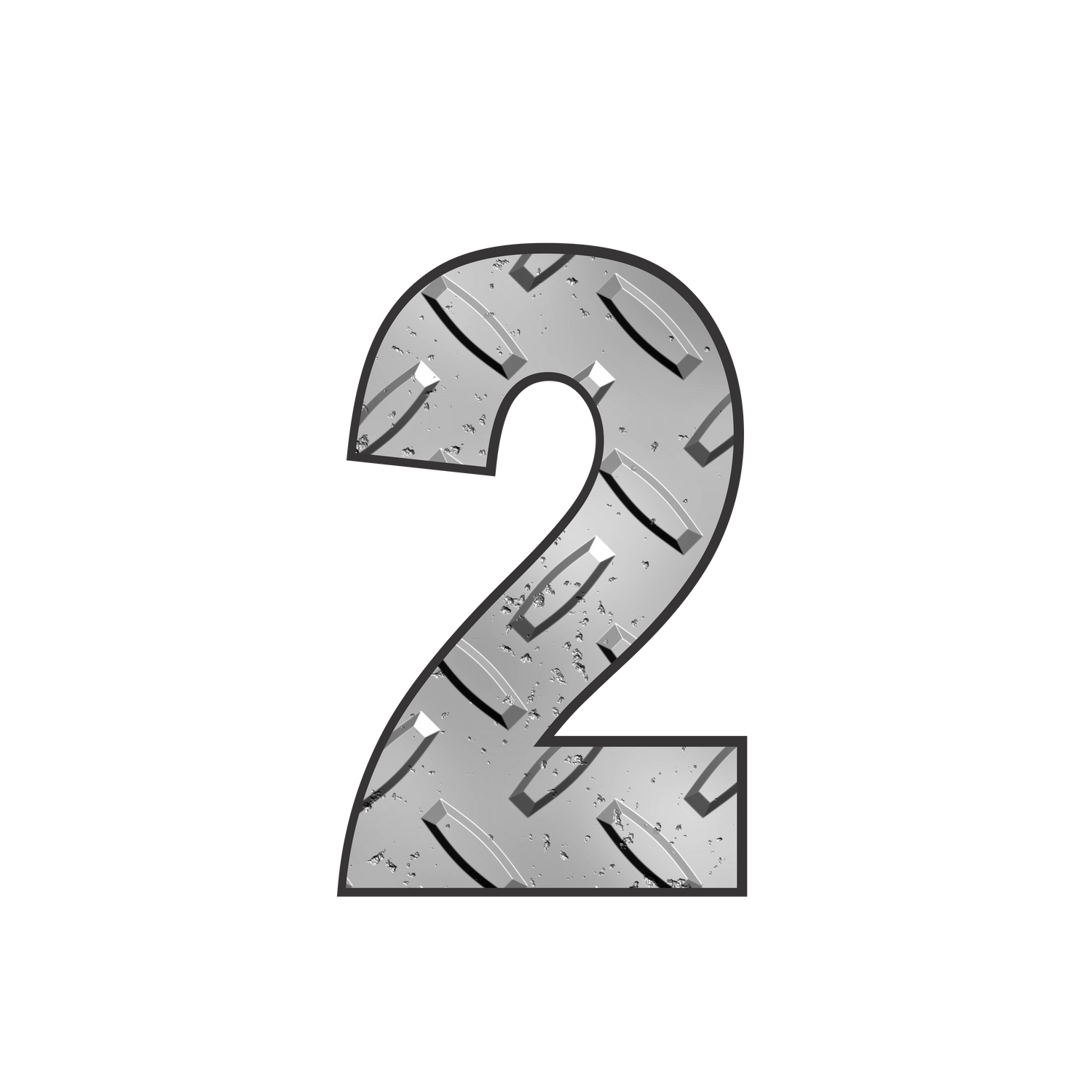 House number stickers for wheelie bins - Checkerplate, Rainbow &amp; Blue Swirl