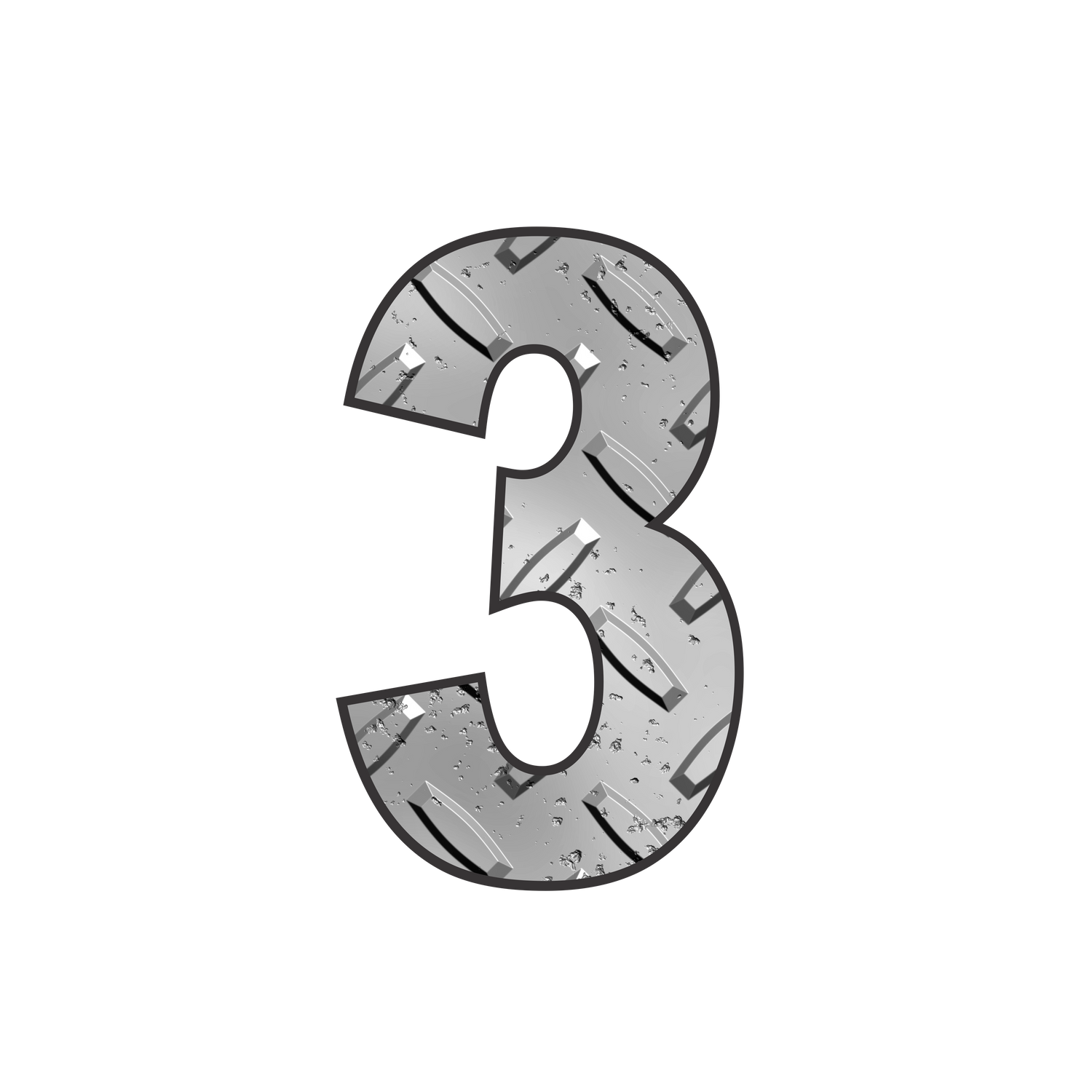 House number stickers for wheelie bins - Checkerplate, Rainbow &amp; Blue Swirl