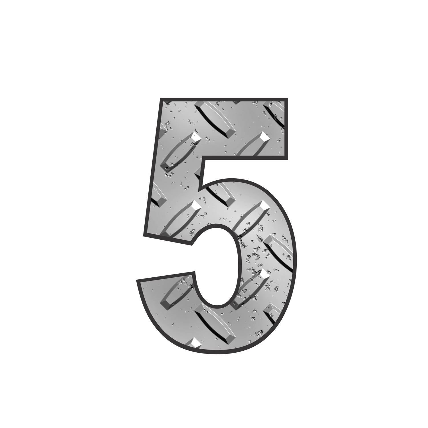 House number stickers for wheelie bins - Checkerplate, Rainbow &amp; Blue Swirl