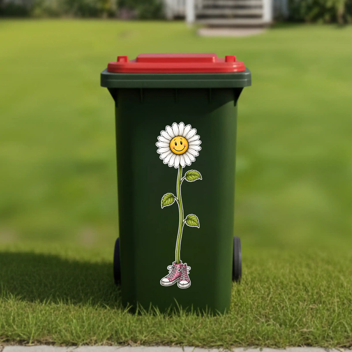 🌻 Cut flowers wheelie bin sticker bundle pack